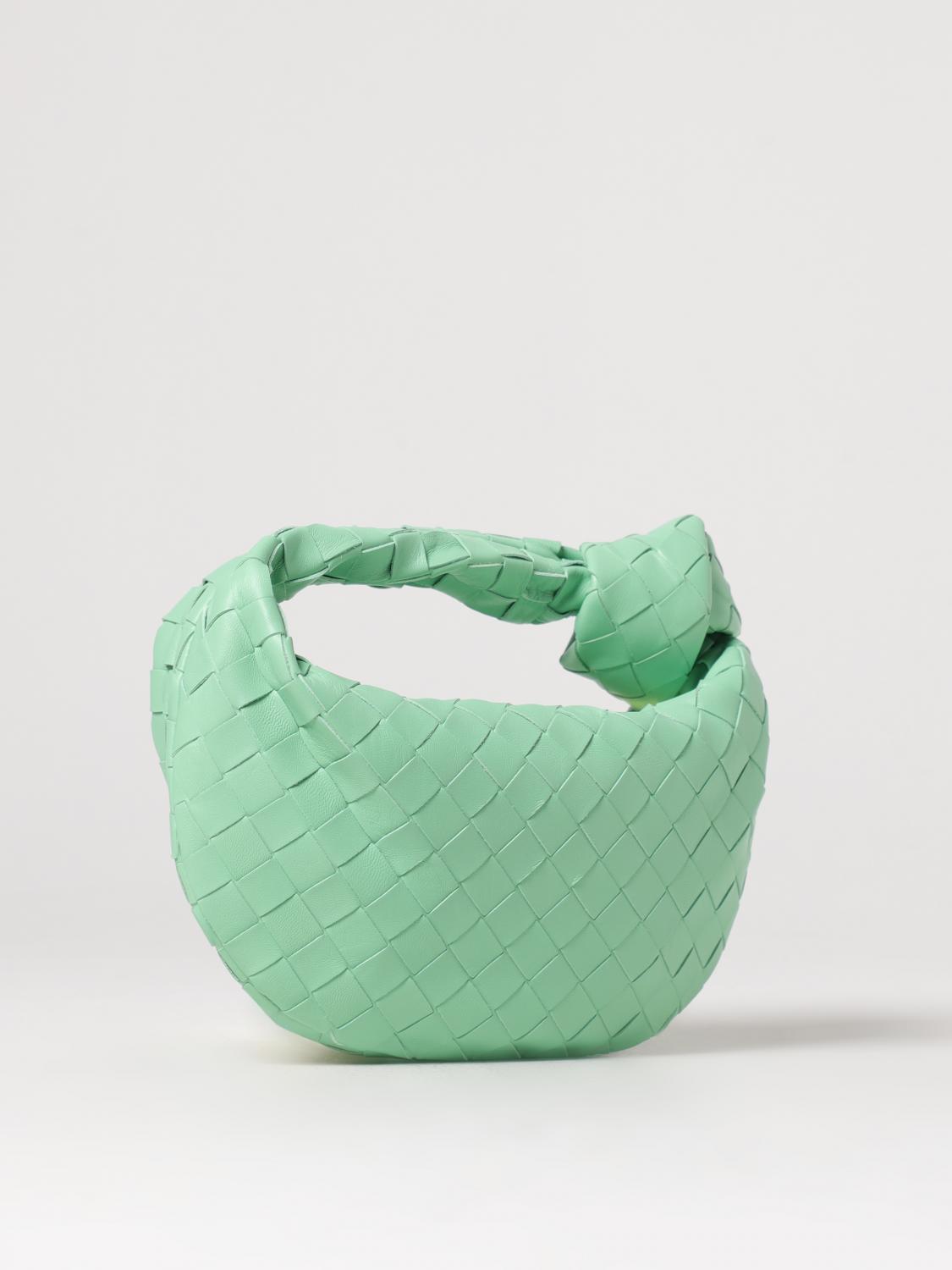 BOTTEGA VENETA BORSA MINI: Borsa Mini Jodie Bottega Veneta in nappa intrecciata, Acqua - Img 2