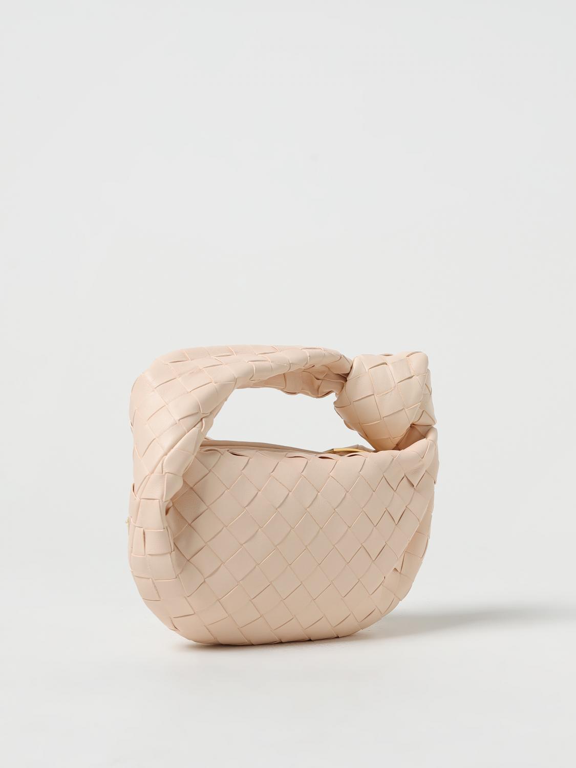 BOTTEGA VENETA BORSA MINI: Borsa Mini Jodie Bottega Veneta in nappa intrecciata, Beige - Img 2