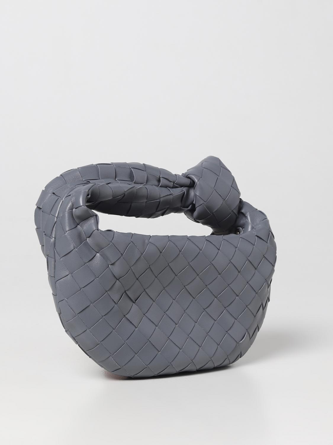 BOTTEGA VENETA BORSA MINI: Borsa Mini Jodie Bottega Veneta in nappa intrecciata, Oro - Img 2
