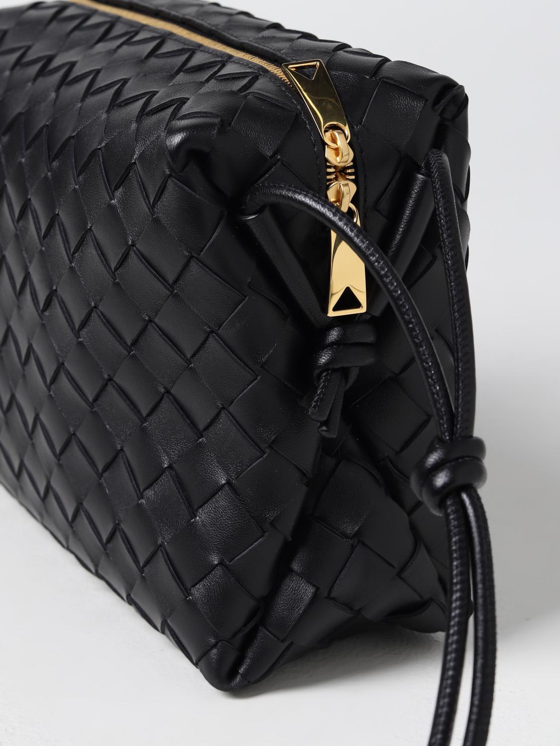 BOTTEGA VENETA UMHÄNGETASCHE: Schultertasche damen Bottega Veneta, Schwarz - Img 3