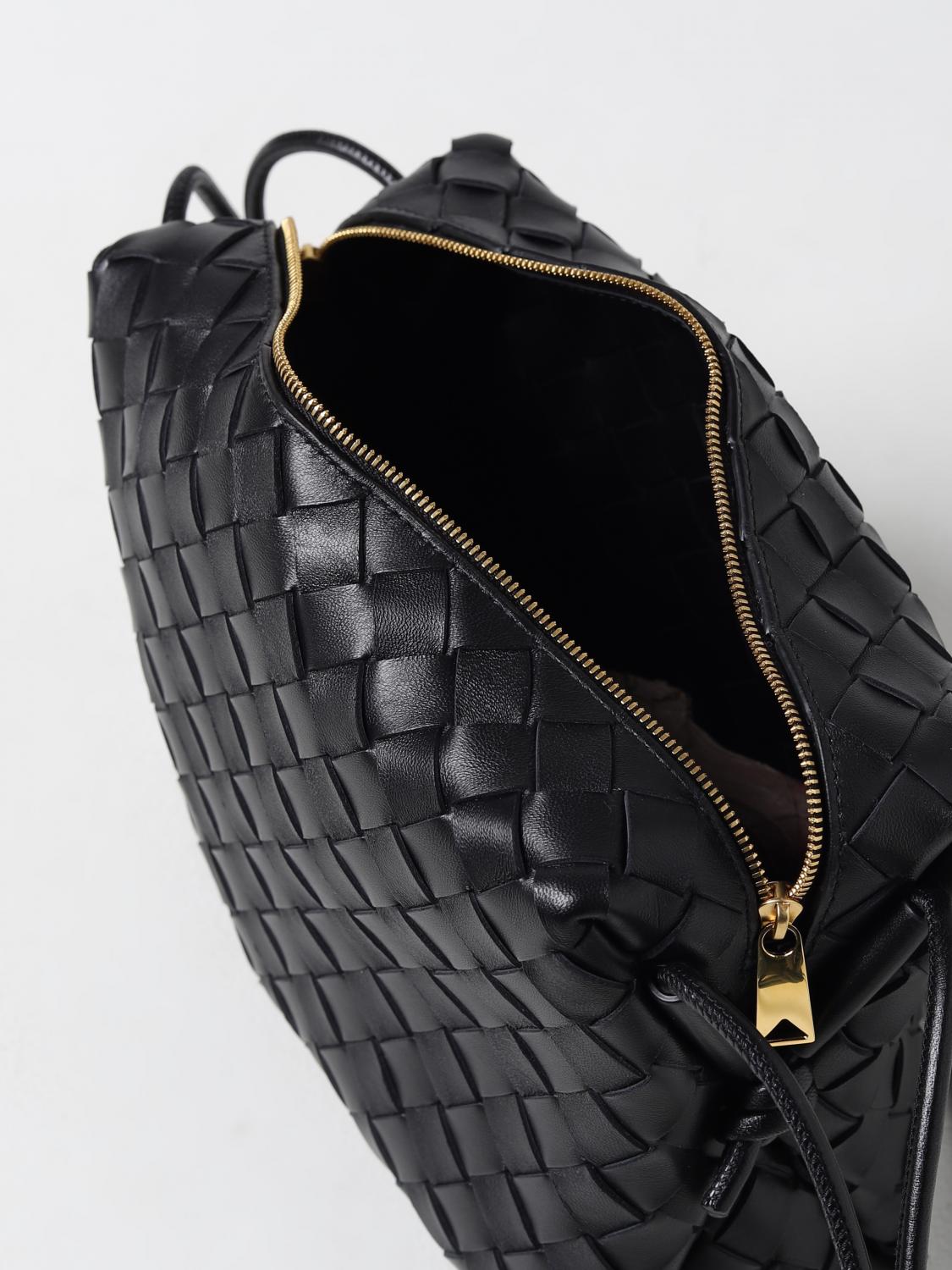 BOTTEGA VENETA UMHÄNGETASCHE: Schultertasche damen Bottega Veneta, Schwarz - Img 4