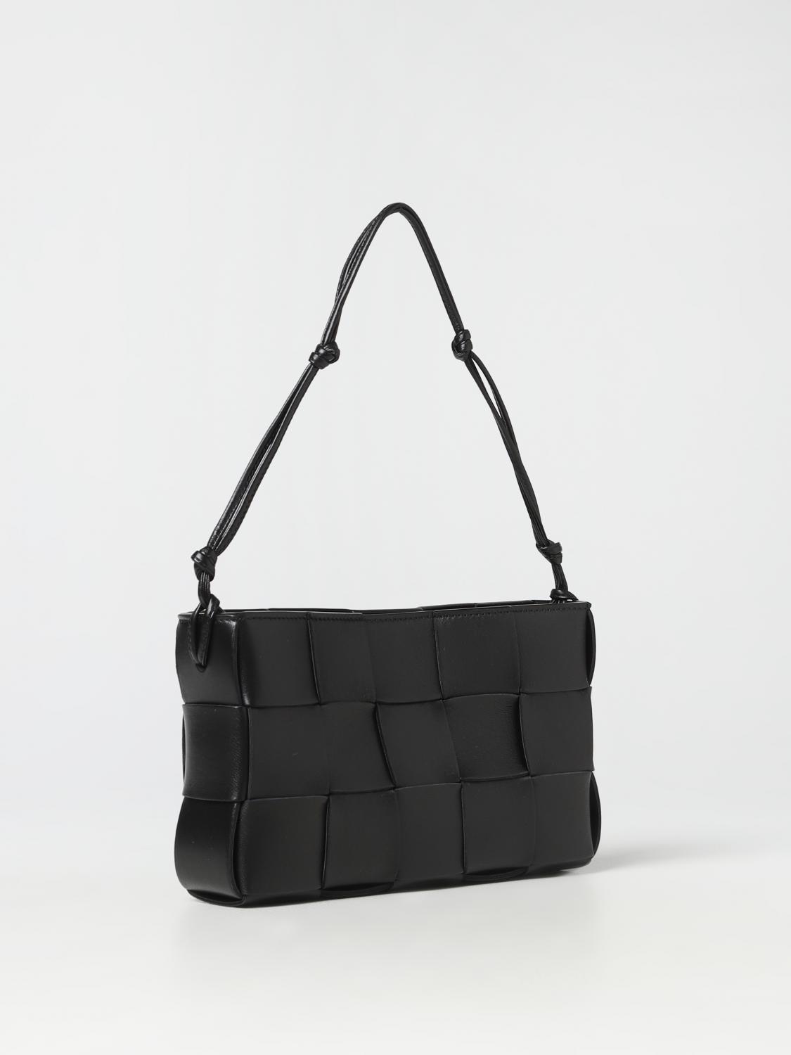 Bottega Veneta Cassette intreccio leather bag - Black