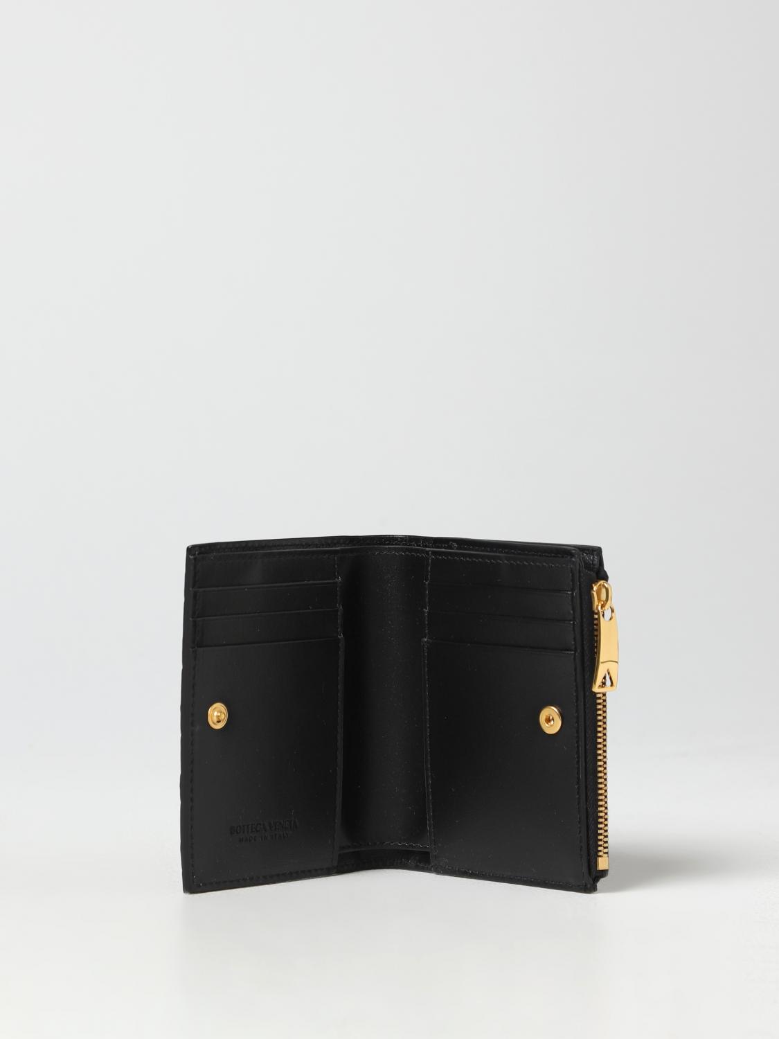 BOTTEGA VENETA PORTAFOGLIO: Portafoglio Bottega Veneta in nappa intrecciata, Nero - Img 2