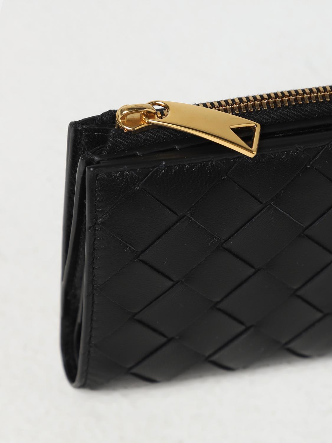 BOTTEGA VENETA PORTAFOGLIO: Portafoglio Bottega Veneta in nappa intrecciata, Nero - Img 4