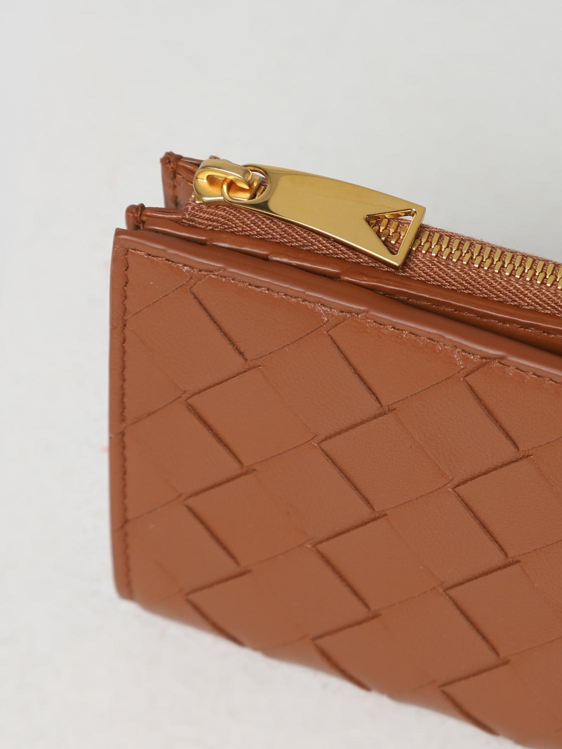 BOTTEGA VENETA WALLET: Wallet woman Bottega Veneta, Brown - Img 4