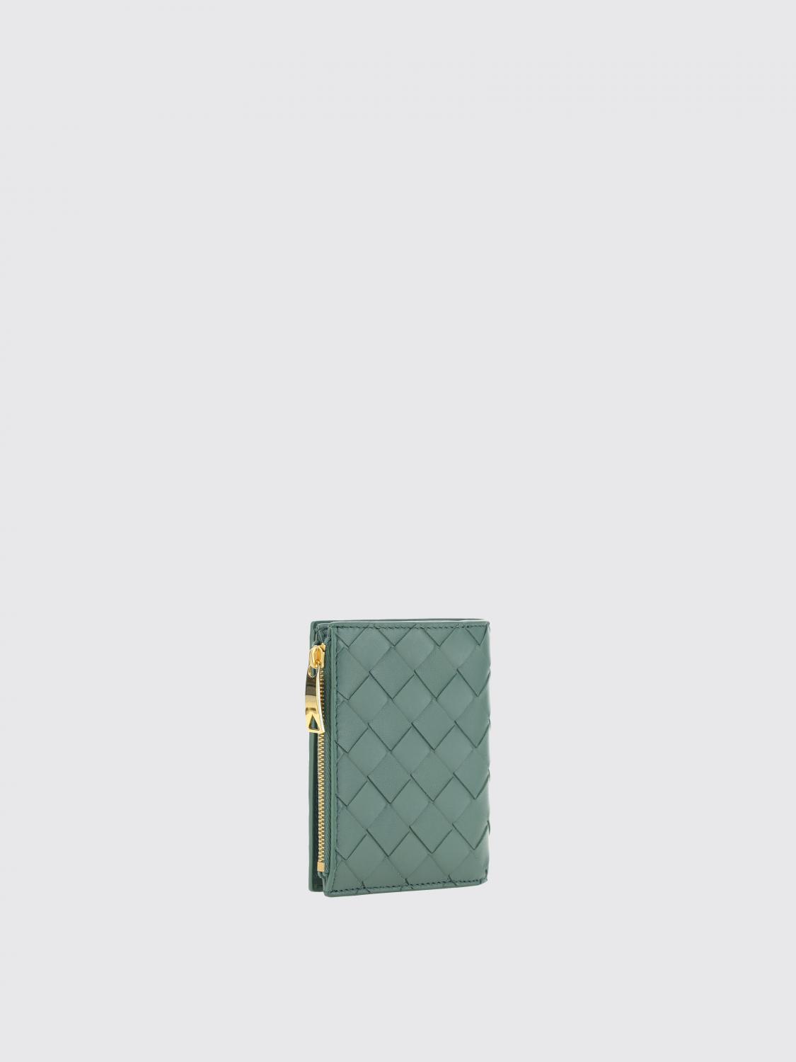 BOTTEGA VENETA PORTAFOGLIO: Portafoglio Bottega Veneta in nappa intrecciata, Salvia - Img 3