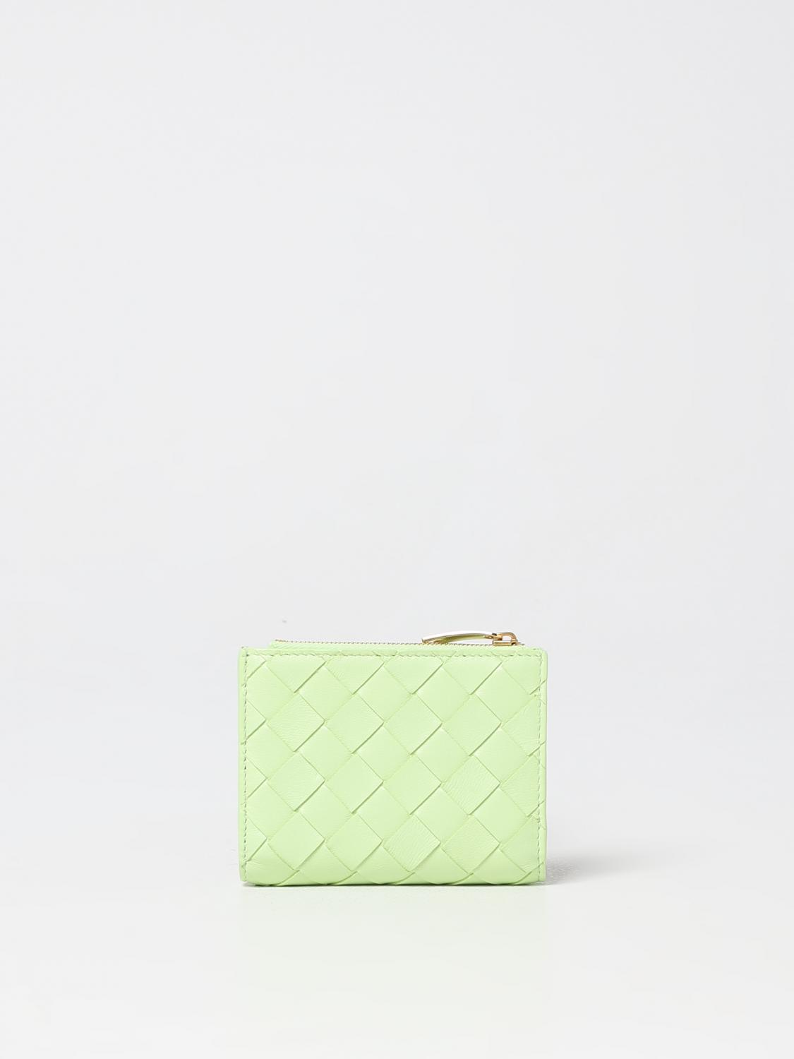 BOTTEGA VENETA PORTAFOGLIO: Portafoglio Bottega Veneta in nappa intrecciata, Pistacchio - Img 3