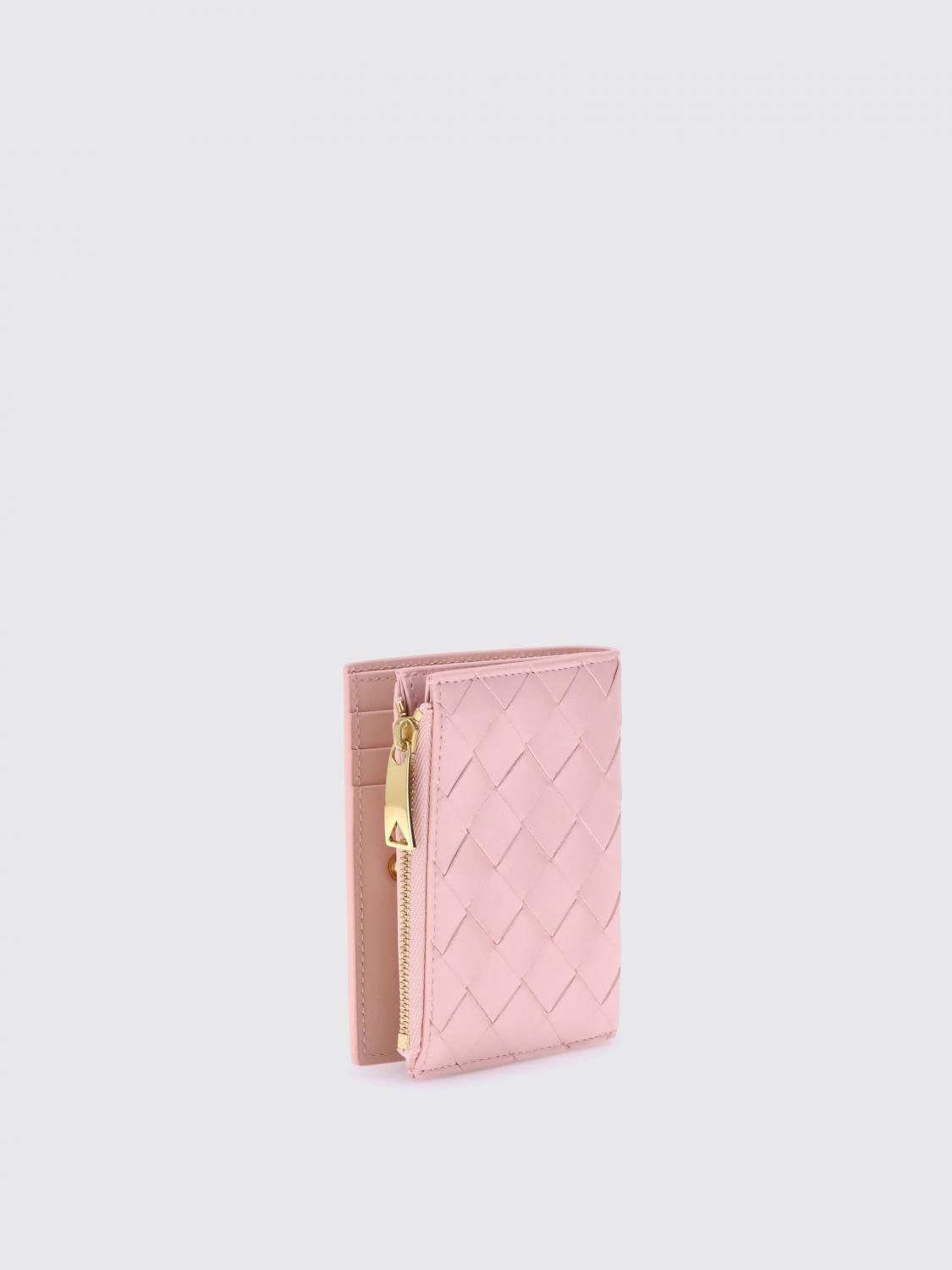 BOTTEGA VENETA PORTAFOGLIO: Portafoglio Bottega Veneta in nappa intrecciata, Oro Rosa - Img 3