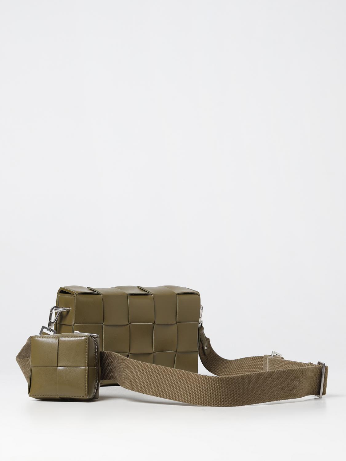 Bottega Veneta Cassette bag in woven leather - Mastic