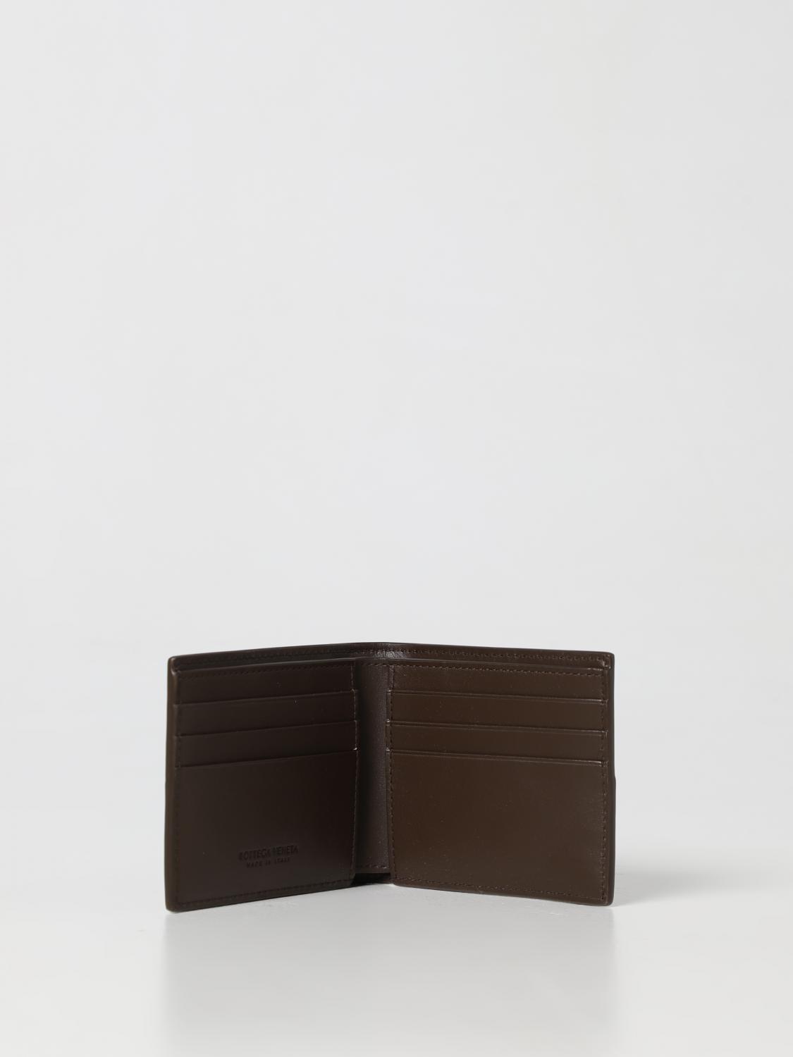 BOTTEGA VENETA 지갑: Bottega Veneta 위빙 가죽 지갑, 브라운 - Img 2