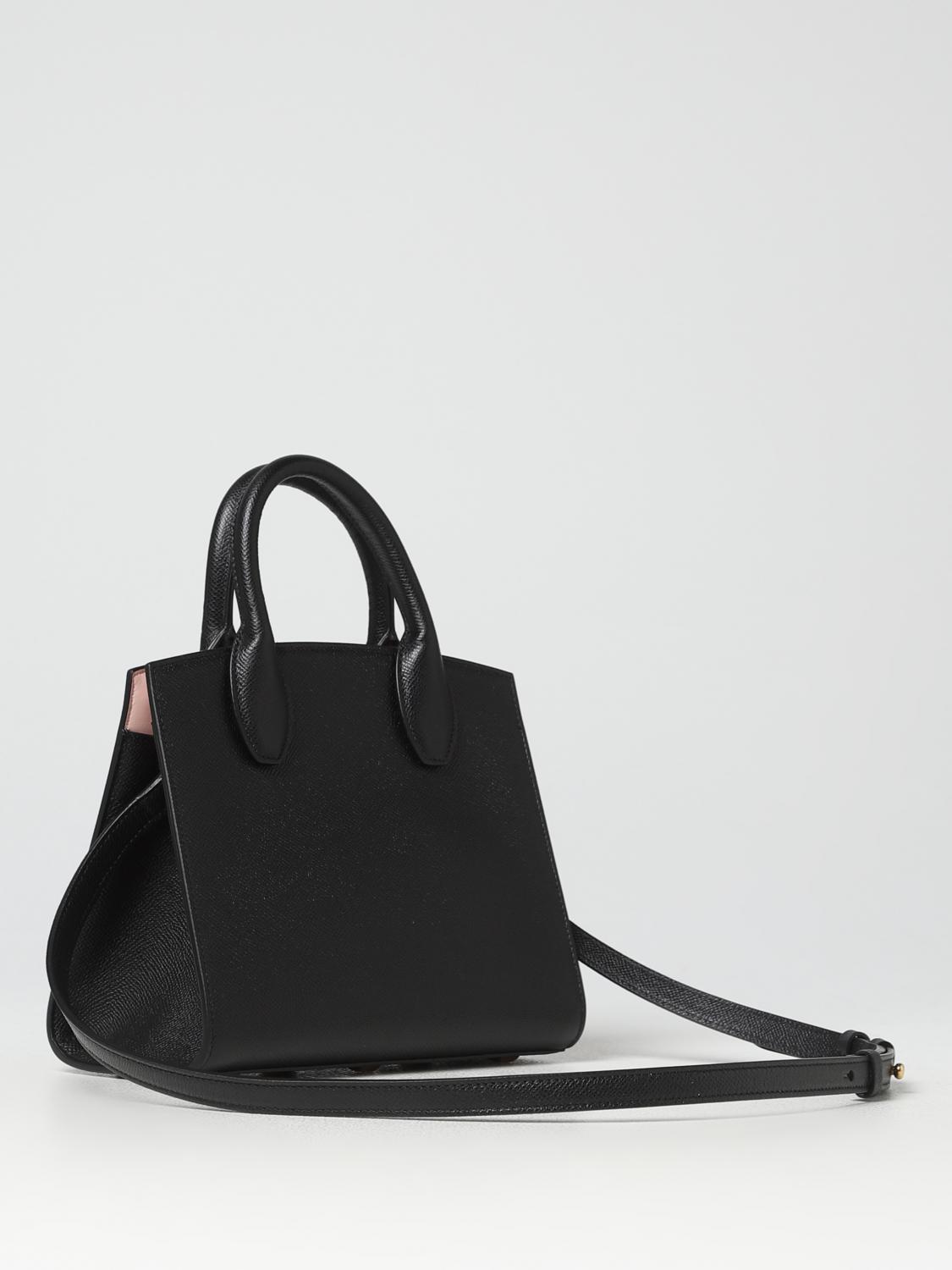 Salvatore Ferragamo|CROSSBAGS (211424 750036) FERRAGAMO: Studio Box bag in leather with Gancini - Black