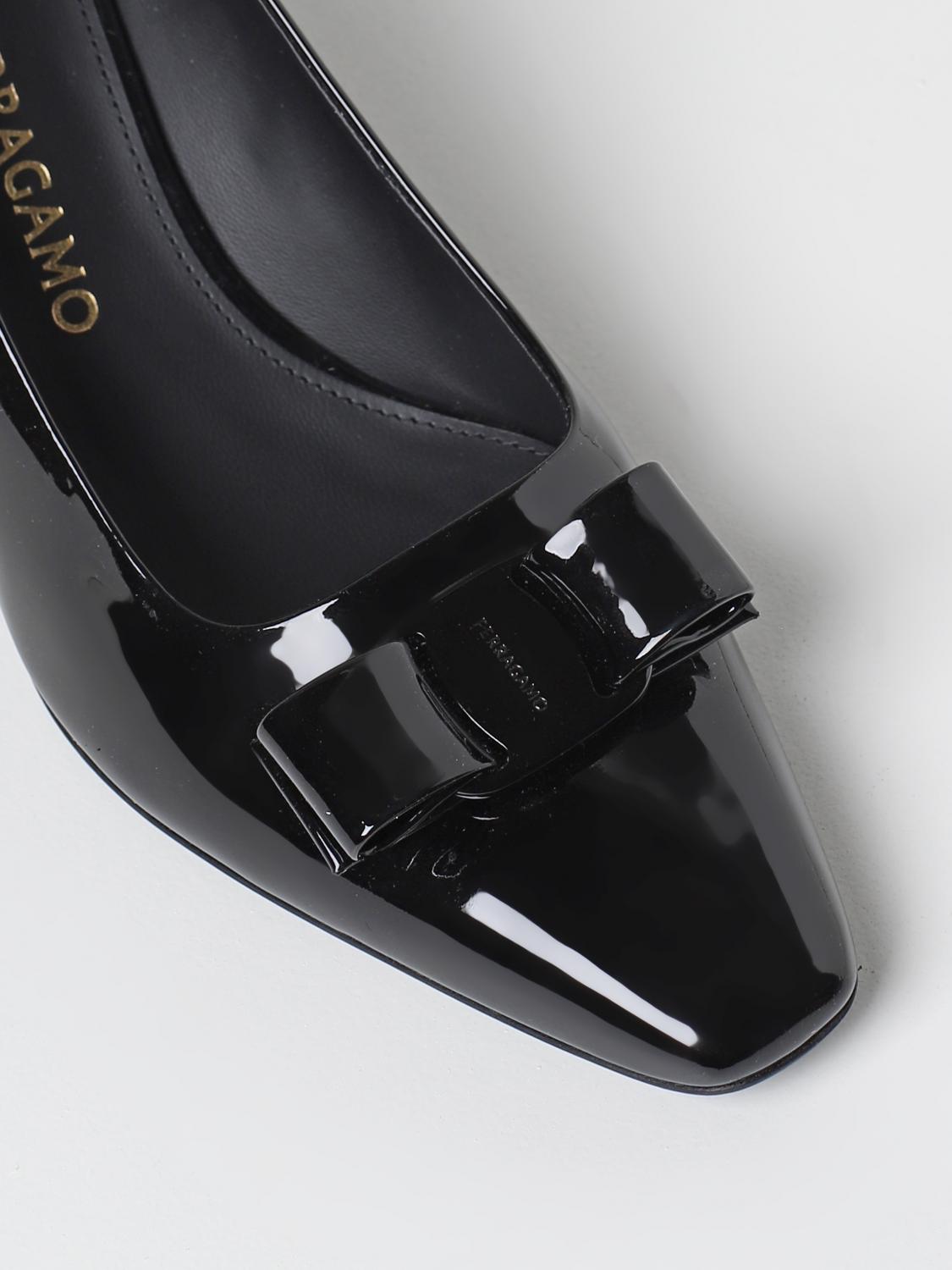 Ferragamo PUMPS＆HEELS WOMAN ANZ 55 1 Salvatore Ferragamo Ferragamo Anz 55 Patent Pump | ShopSimon