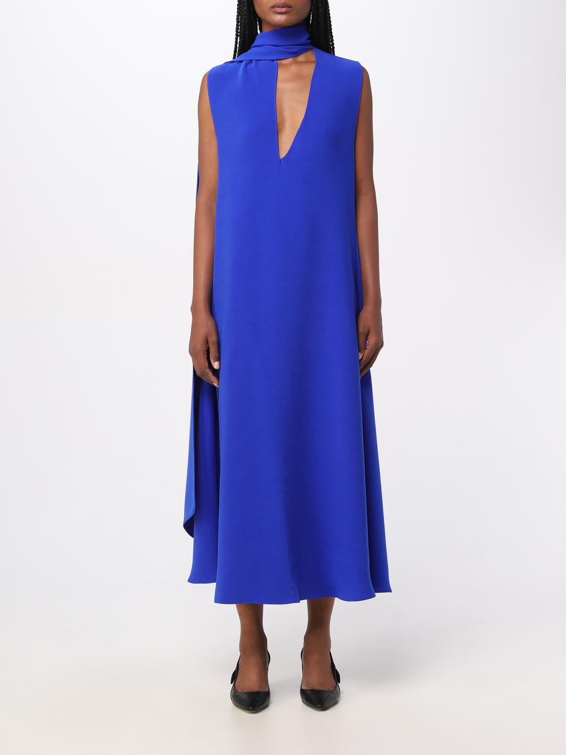 FERRAGAMO: Dress woman - Royal Blue | Ferragamo dress 13C344