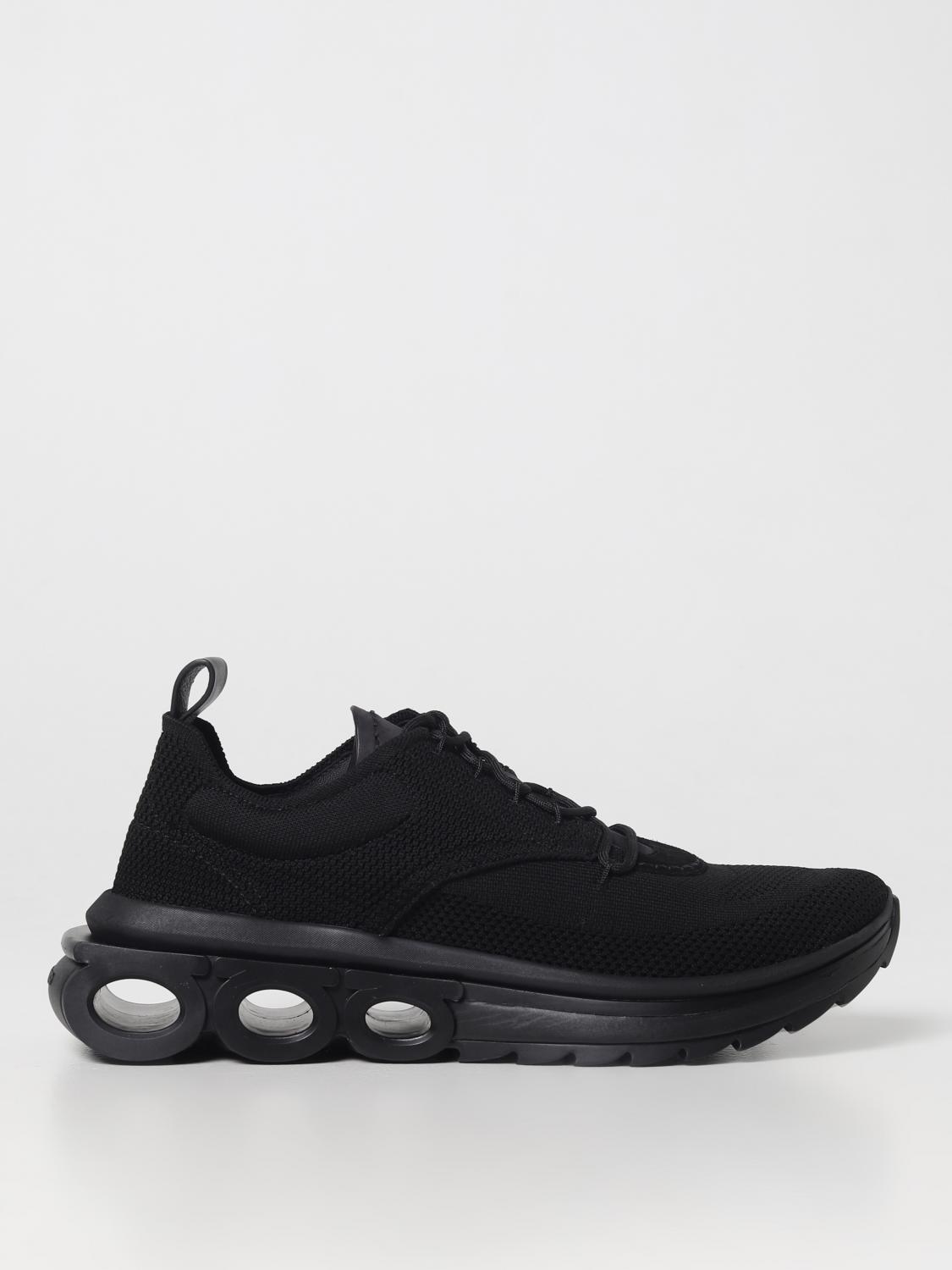 Ferragamo Nima sneakers in technical knit - Black | 021285  display picture 1