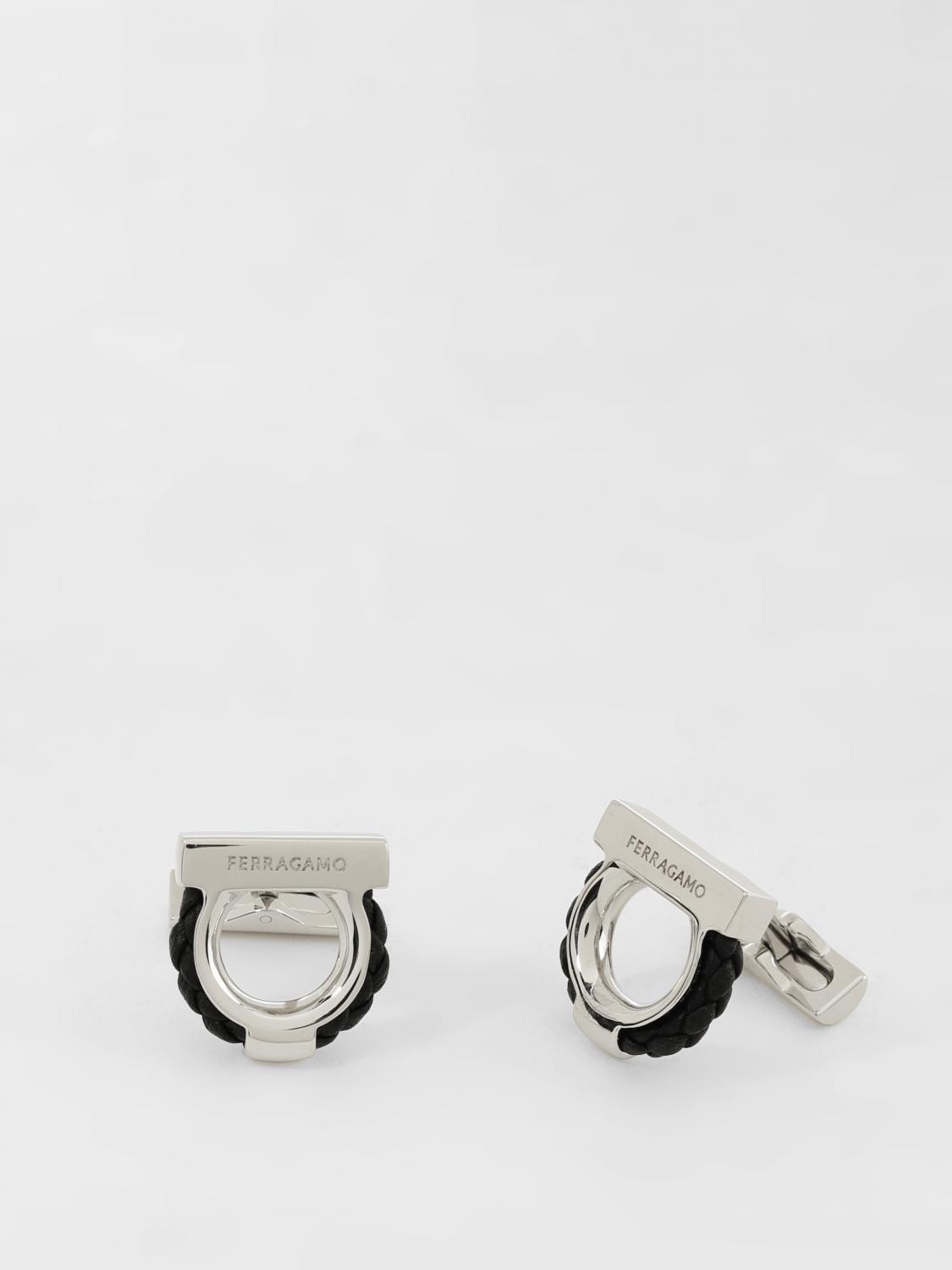 Ferragamo カフリンクス メンズ - ブラック | 770142 712427 | GIGLIO.COM