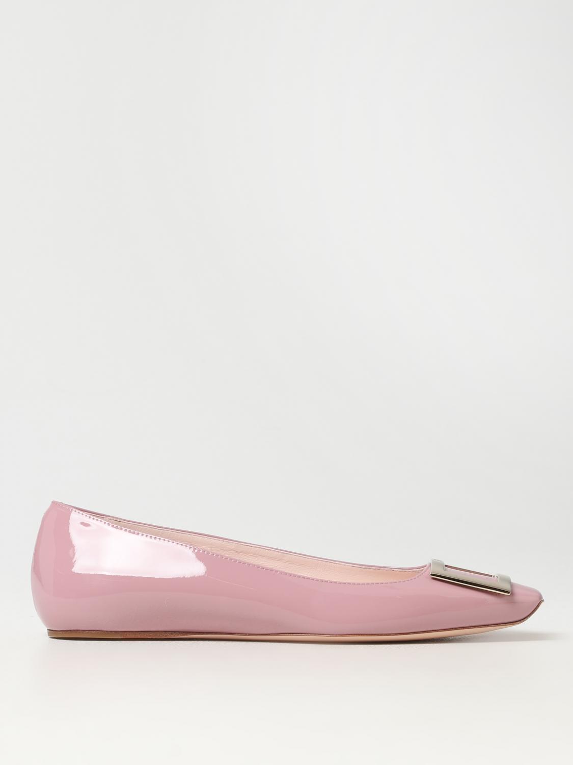 ROGER VIVIER BALLERINE: Ballerina Trompette Roger Vivier in vernice, Rosa - Img 1