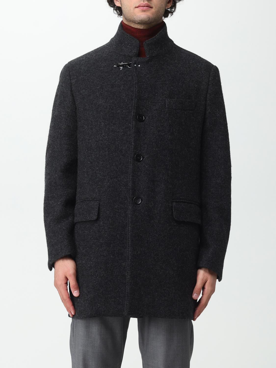 FAY ABRIGO: Abrigo hombre Fay, Negro - Img 1