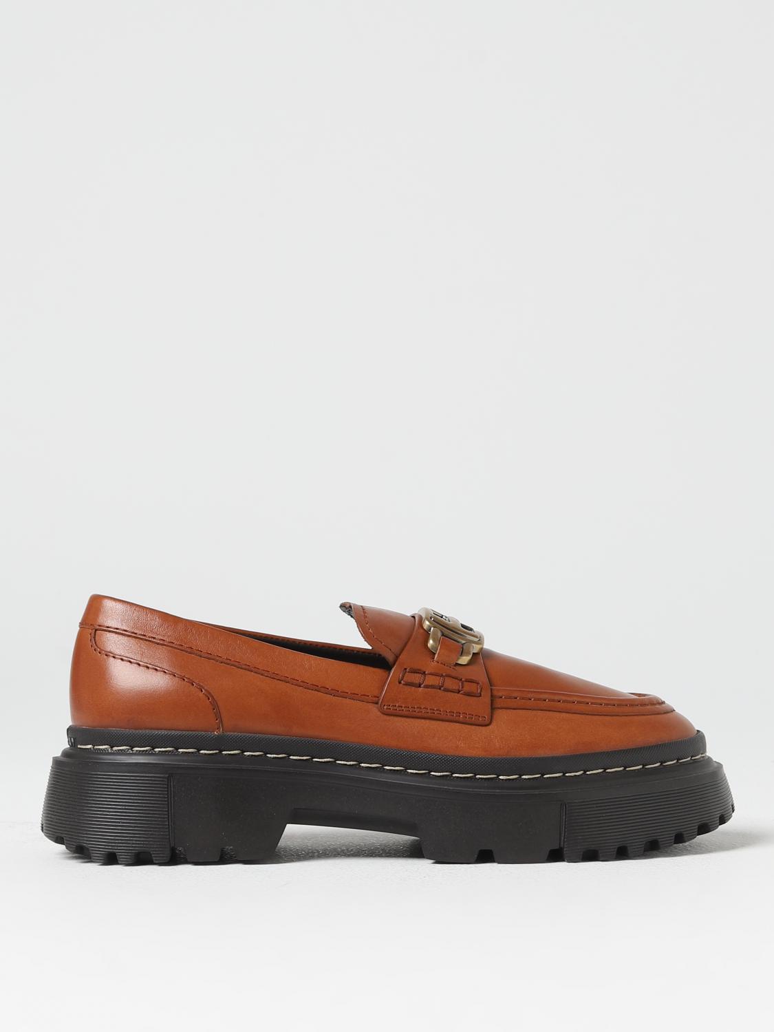 ローファー・オックスフォード HOGAN Woman Loafers Leather HXW6480EP20KXT S003 Hogan Outlet: H648 leather loafers - Leather | Hogan loafers