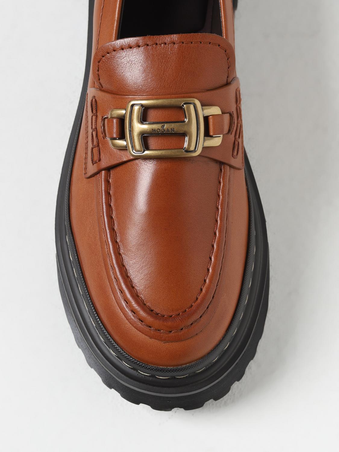 ローファー・オックスフォード HOGAN Woman Loafers Leather HXW6480EP20KXT S003 Hogan Outlet: H648 leather loafers - Leather | Hogan loafers