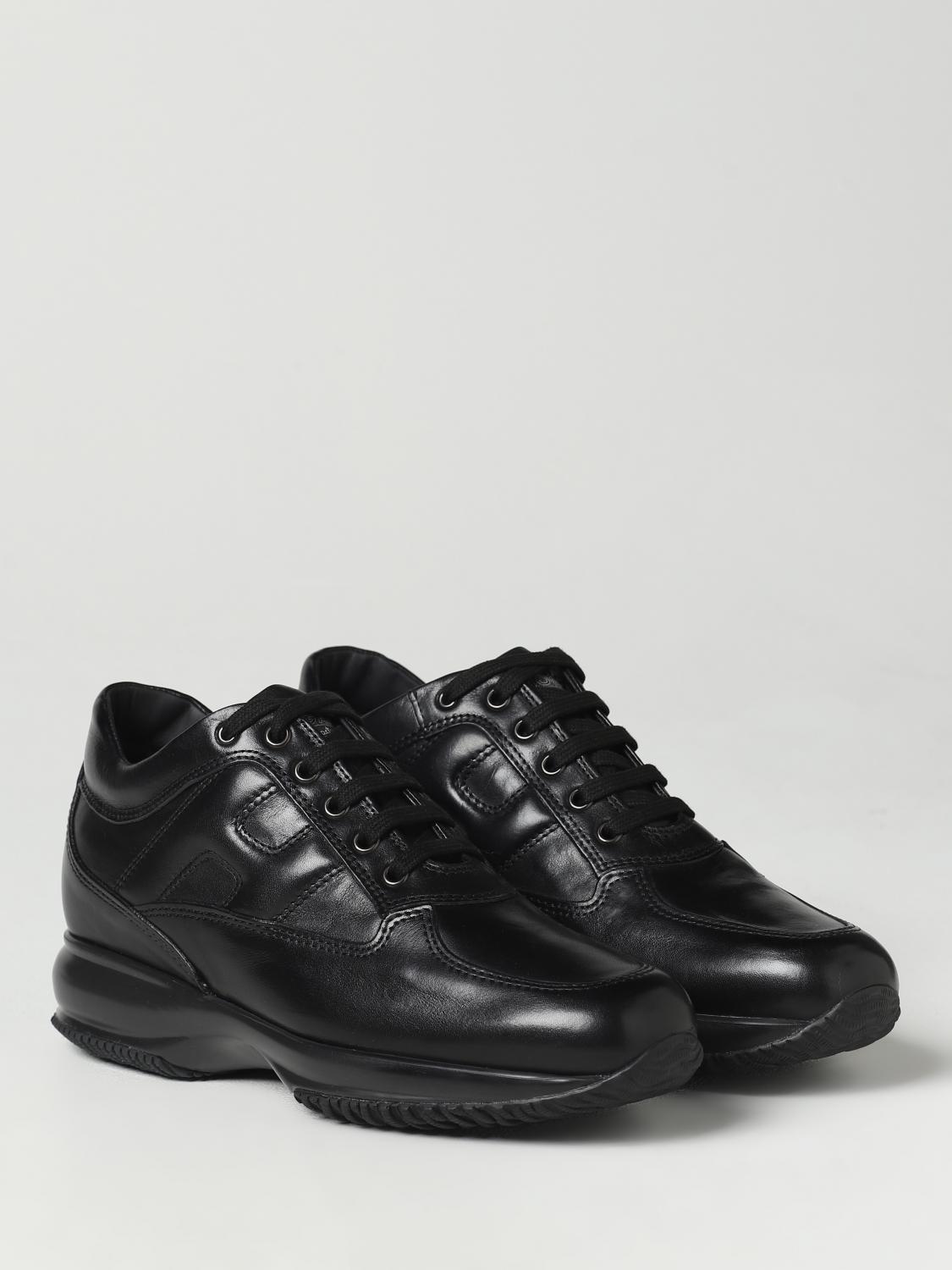 HOGAN SNEAKERS: Hogan Interactive leather sneakers, Black - Img 2