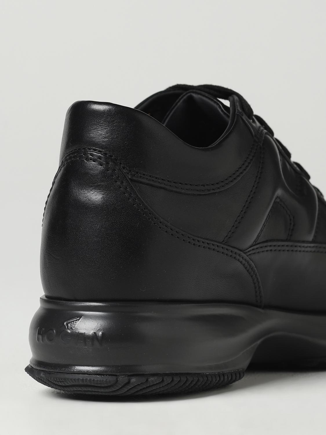 HOGAN SNEAKERS: Hogan Interactive leather sneakers, Black - Img 3