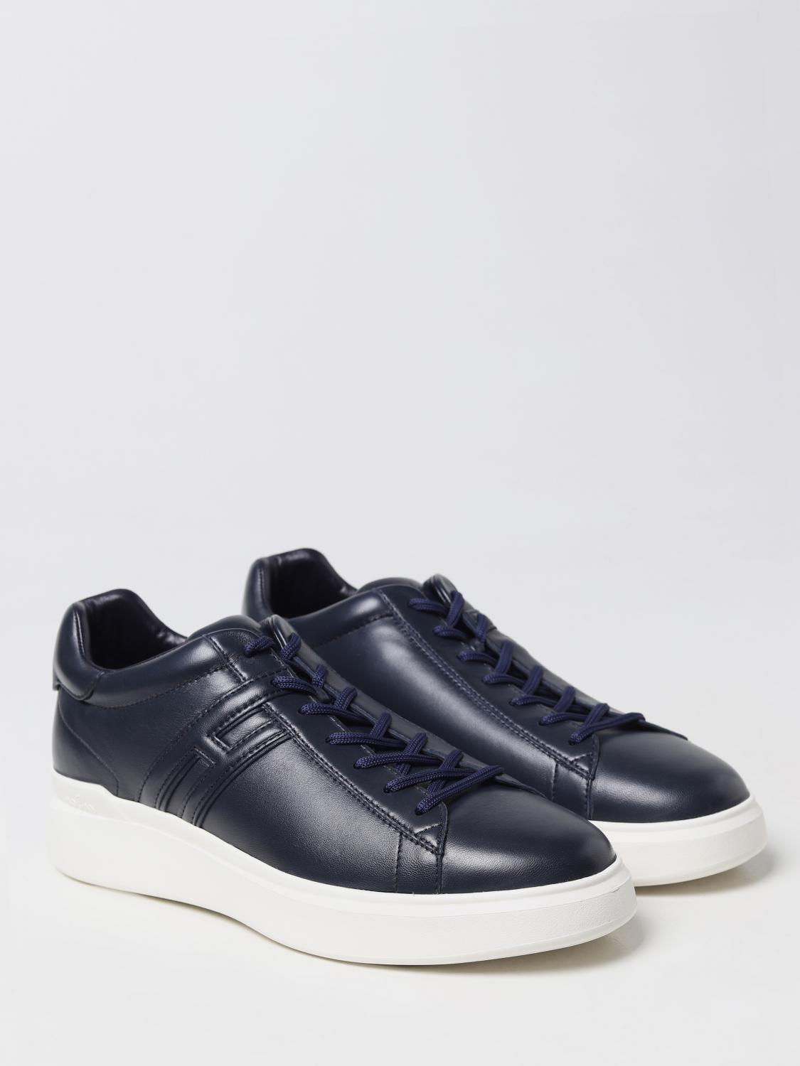 HOGAN SNEAKERS: Hogan H580 leather sneakers, Navy - Img 2