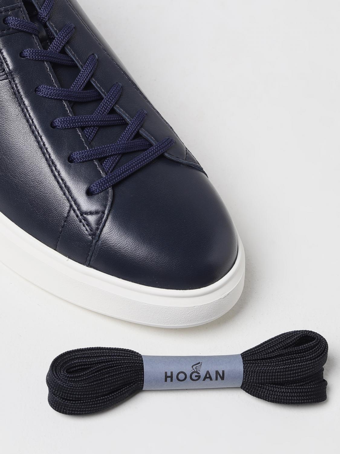 HOGAN SNEAKERS: Hogan H580 leather sneakers, Navy - Img 4