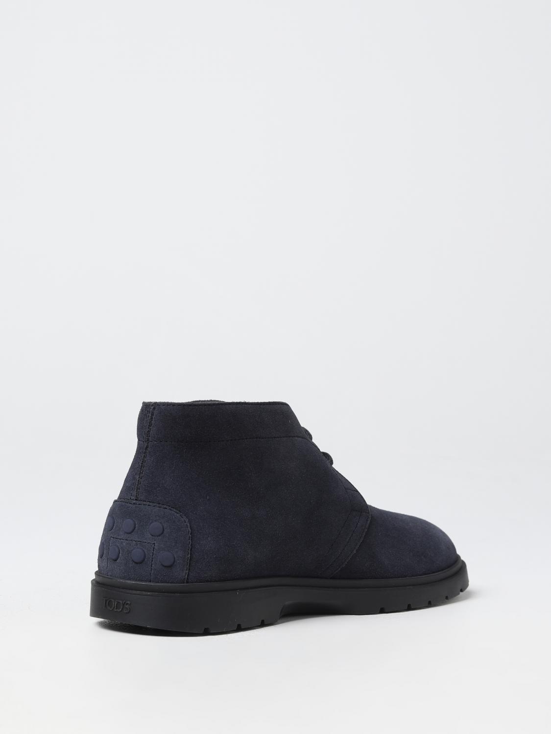 TOD'S CHUKKA BOOTS: Tod's suede ankle boots, Blue - Img 3