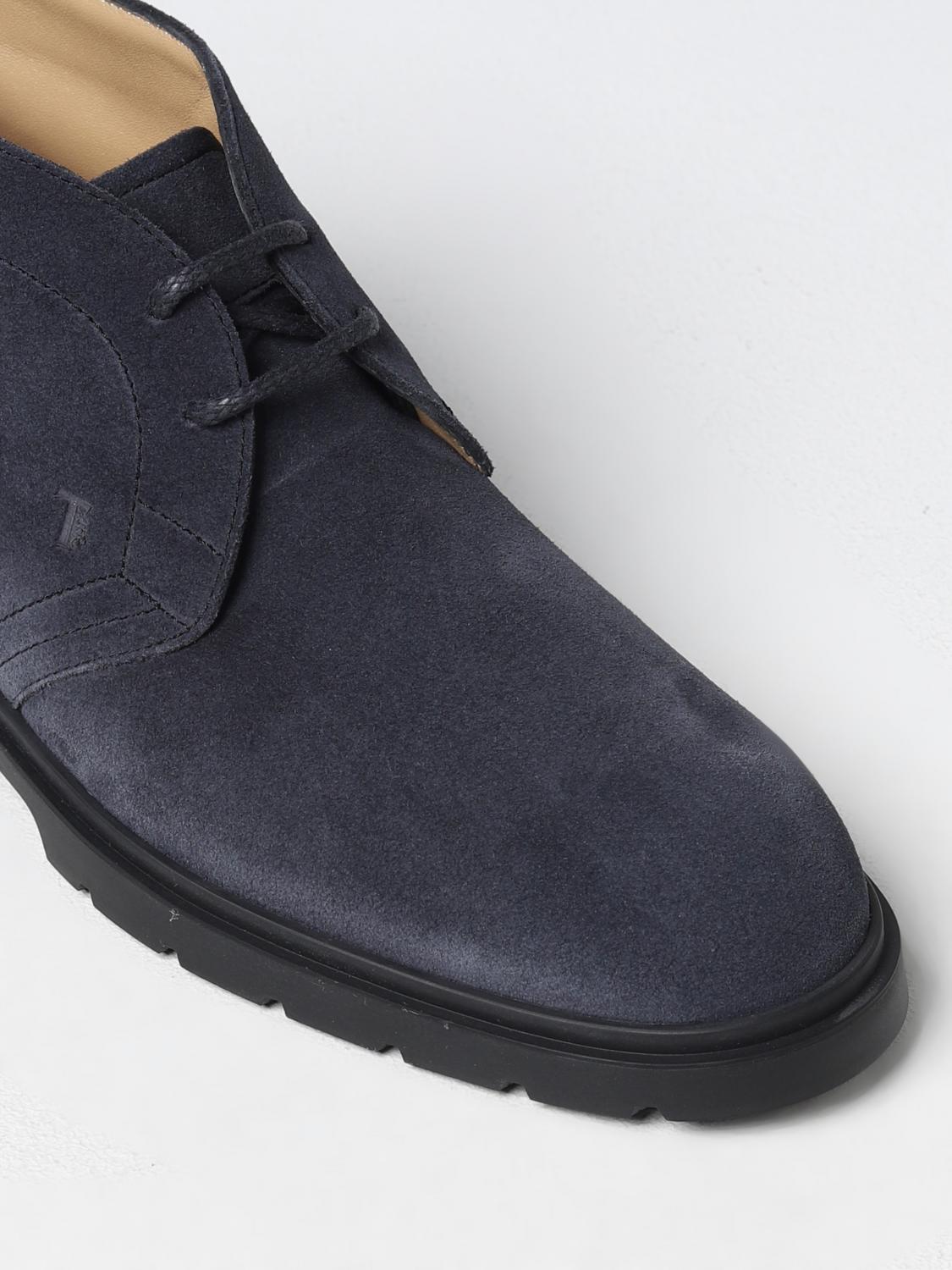 TOD'S CHUKKA BOOTS: Tod's suede ankle boots, Blue - Img 4