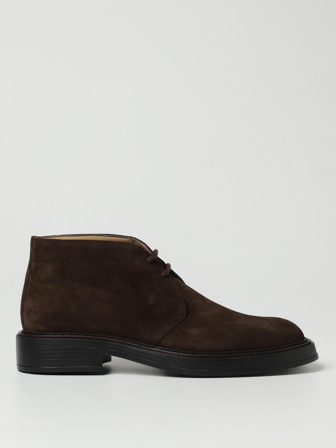 TOD'S BOOT: Tod's Desert Boots in Suede, Dark - Img 1
