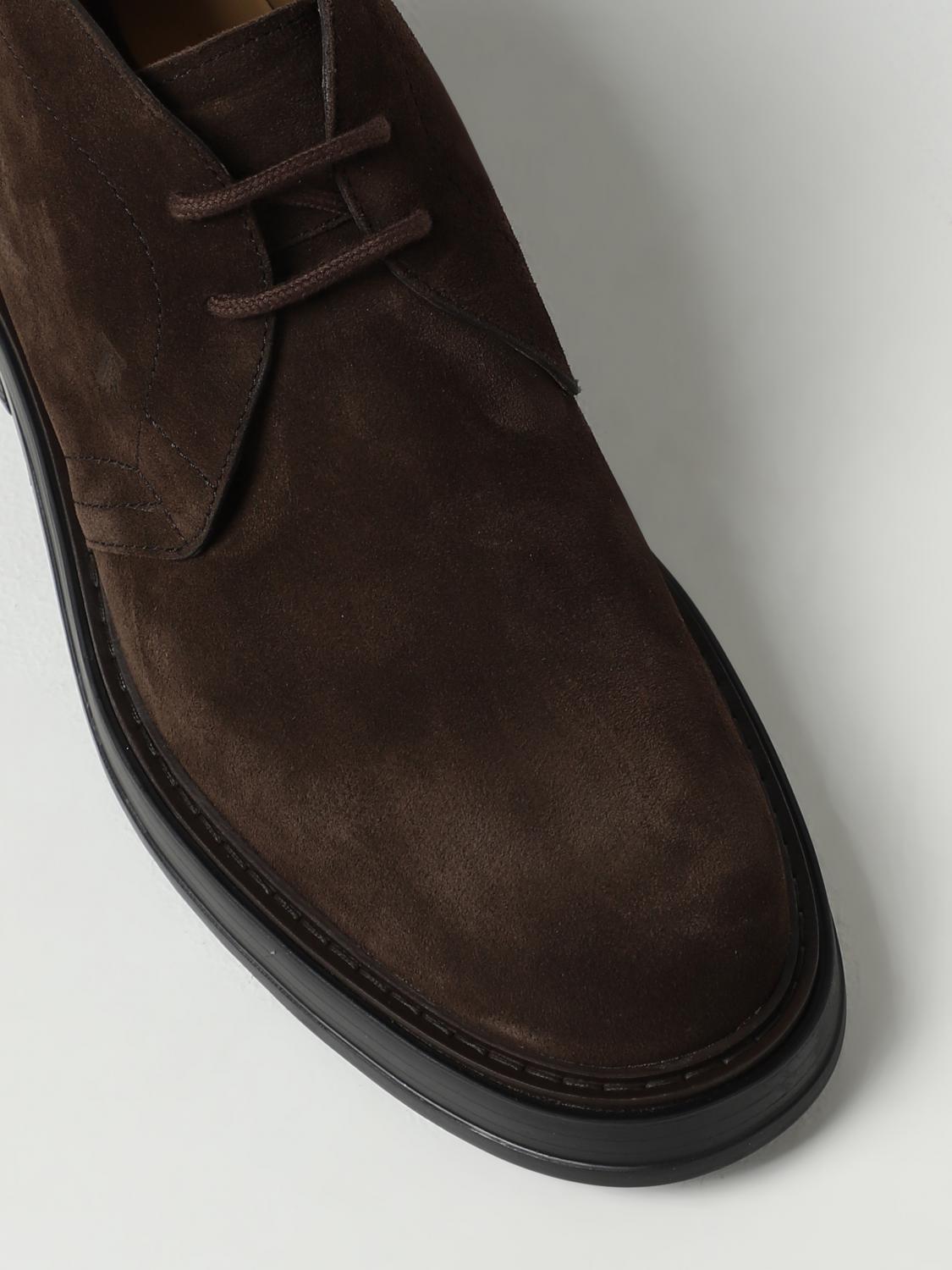 TOD'S BOOT: Tod's Desert Boots in Suede, Dark - Img 4