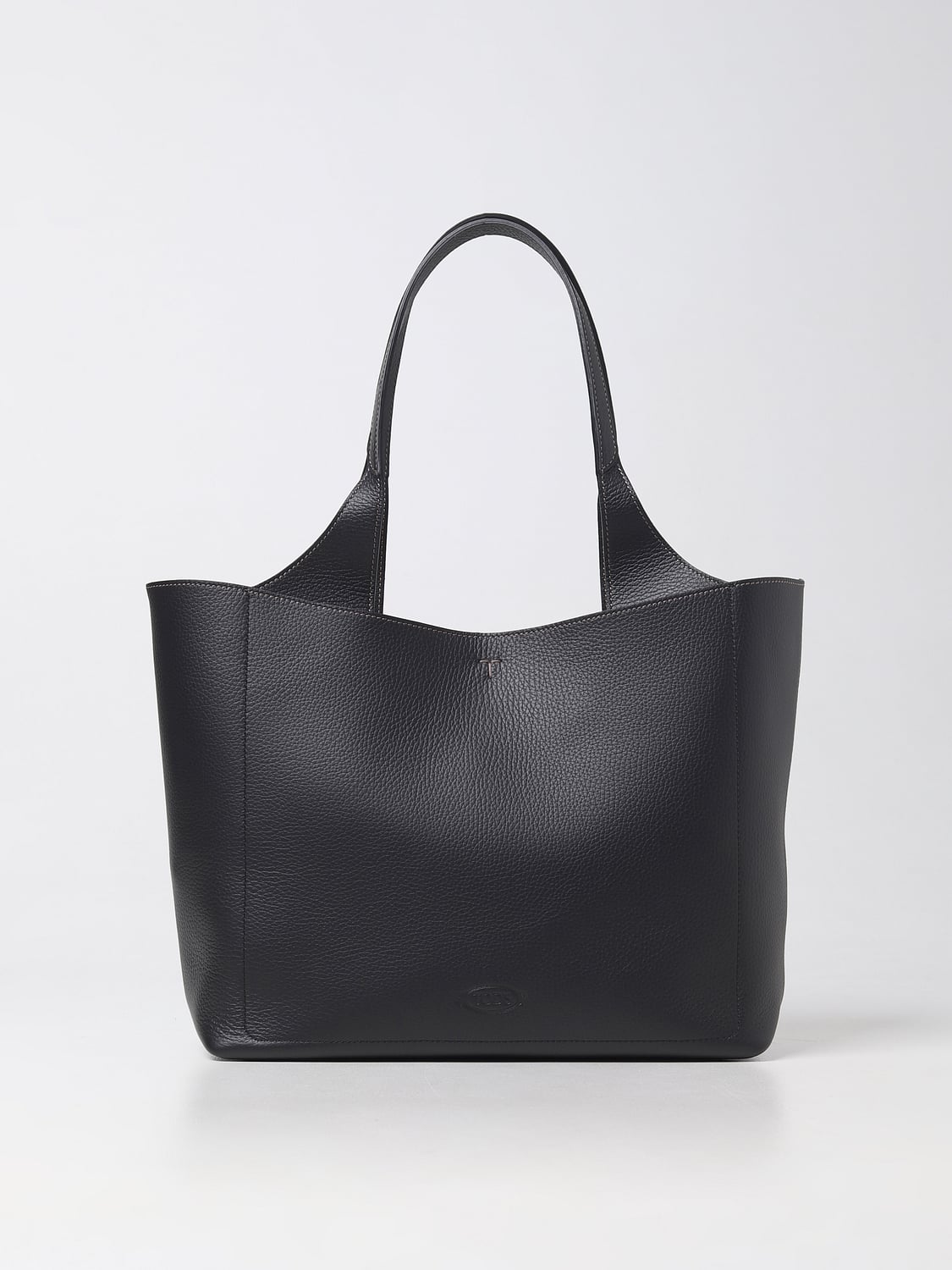 TOD'S BORSA TOTE: Borsa Tod's in pelle a grana, Nero - Img 1