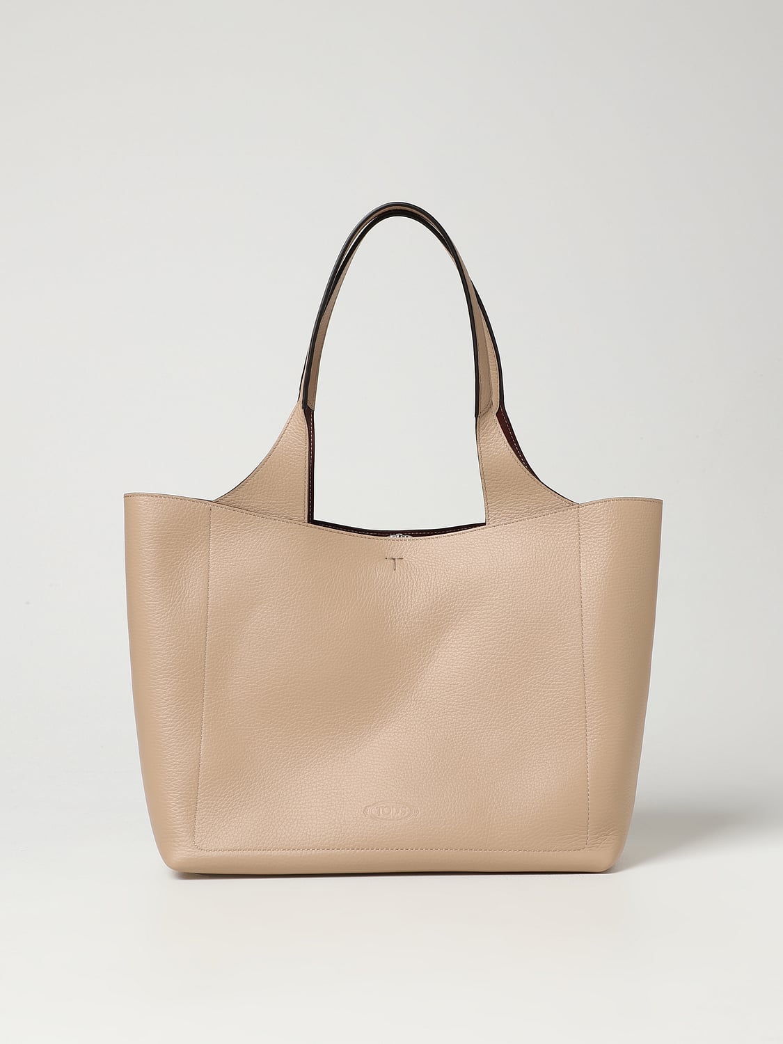 TOD'S BORSA TOTE: Borsa Tod's in pelle a grana, Rosa - Img 1
