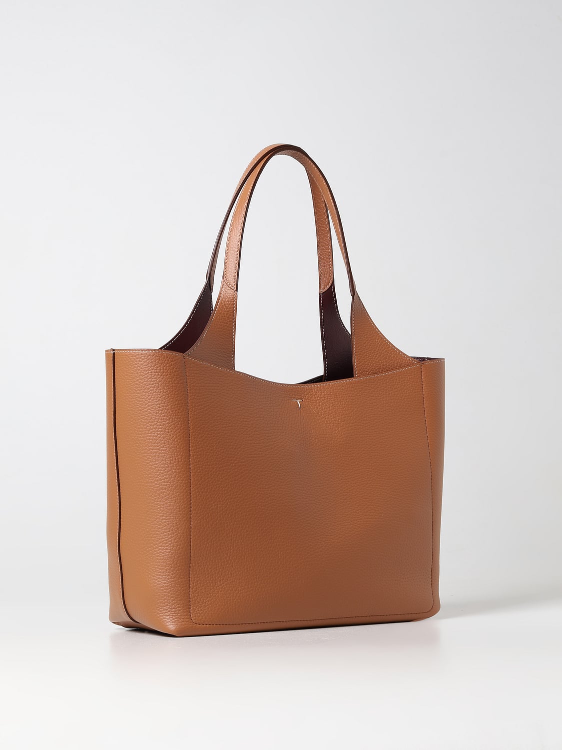 TOD'S BORSA TOTE: Borsa Tod's in pelle a grana, Cuoio - Img 2