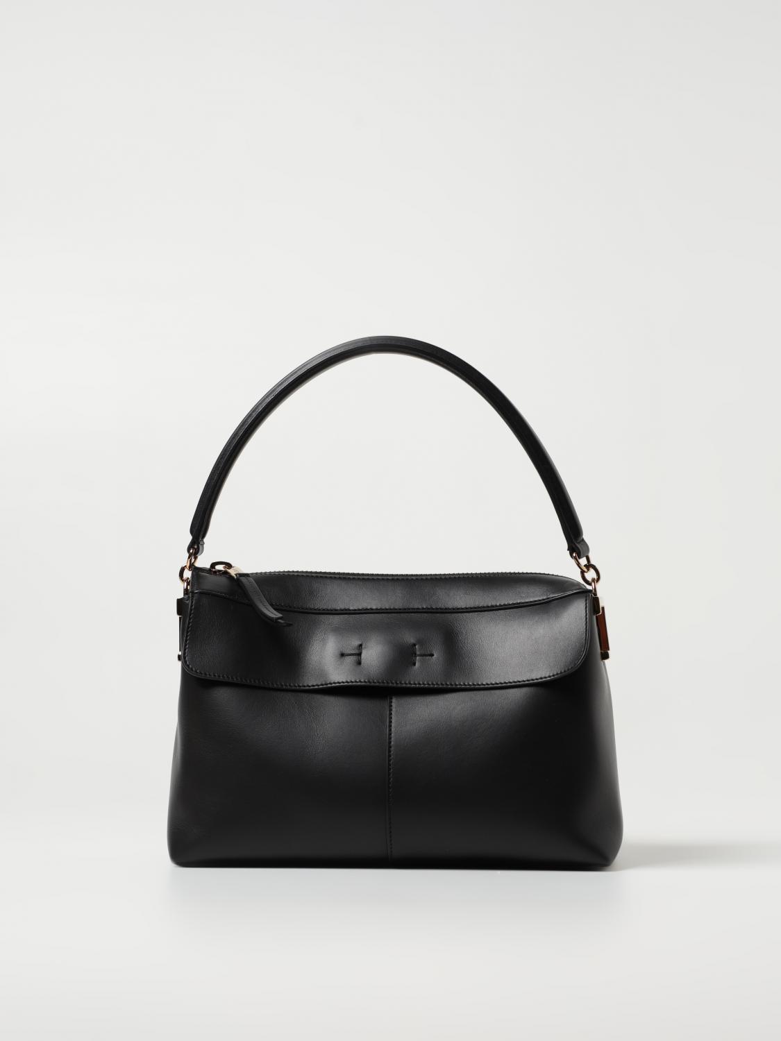 TOD'S BORSA A SPALLA: Borsa Tod's in pelle, Nero - Img 1