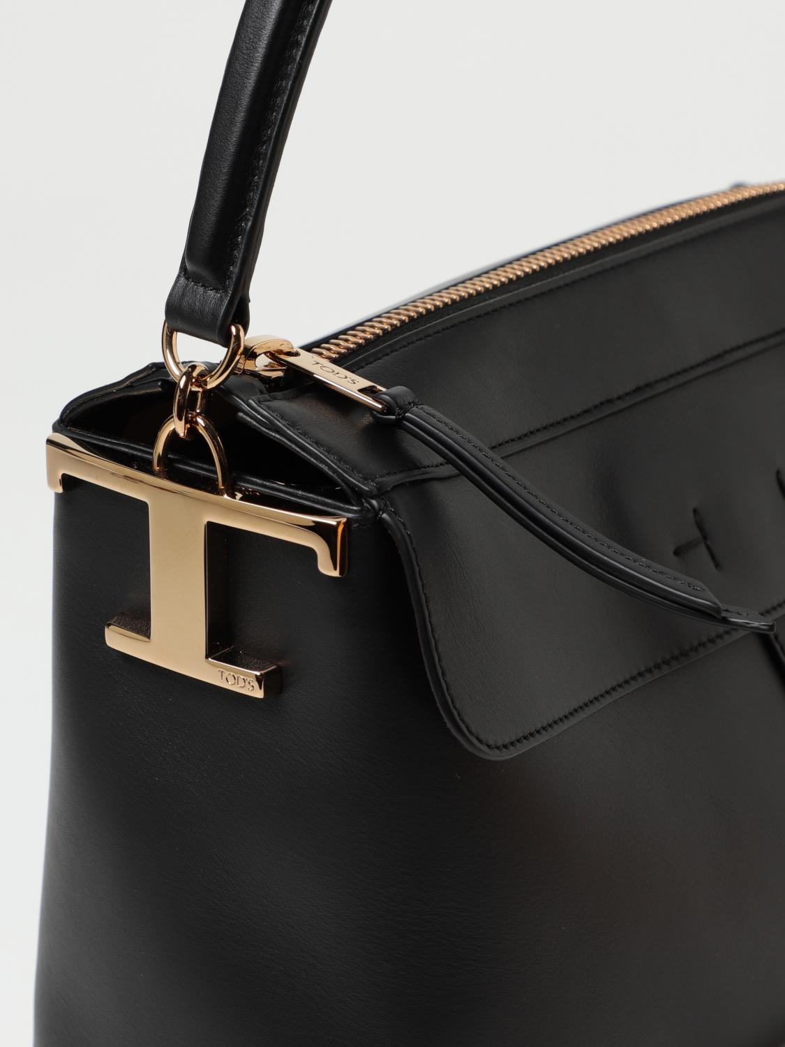 TOD'S BORSA A SPALLA: Borsa Tod's in pelle, Nero - Img 3