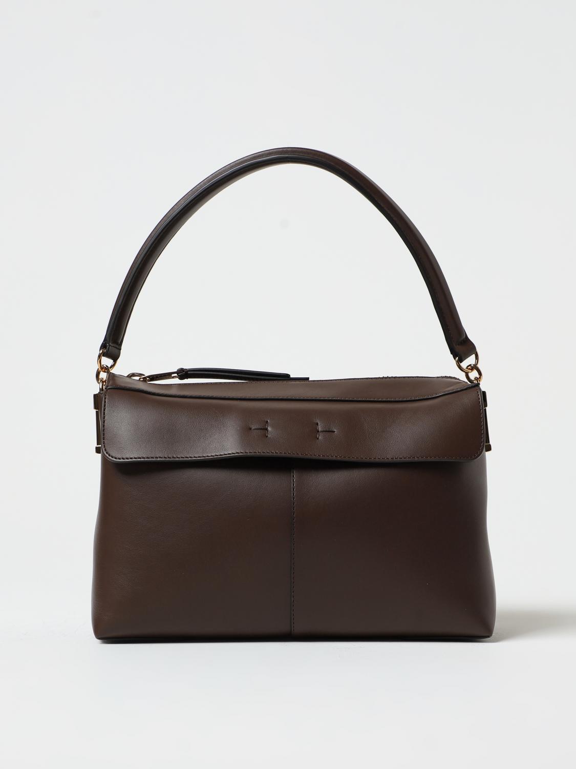 TOD'S BORSA A SPALLA: Borsa Tod's in pelle, Moro - Img 1