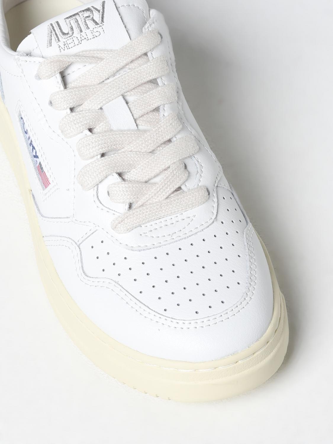 AUTRY SNEAKERS: Sneakers Medalist Autry in pelle, Bianco - Img 4