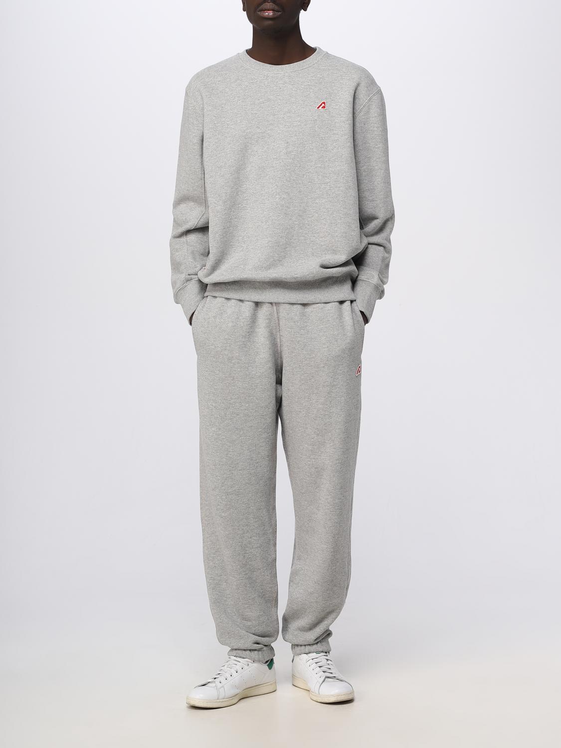 AUTRY PANTS: Autry jogger pants in cotton, Grey - Img 2