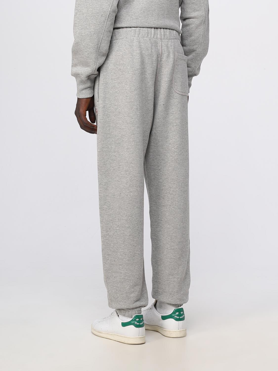AUTRY PANTS: Autry jogger pants in cotton, Grey - Img 3