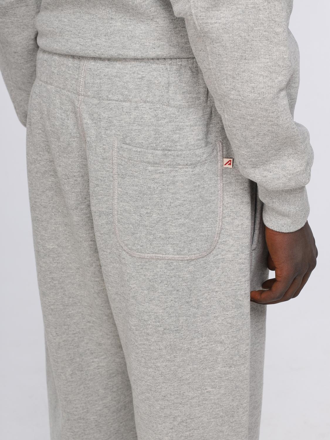 AUTRY PANTS: Autry jogger pants in cotton, Grey - Img 4