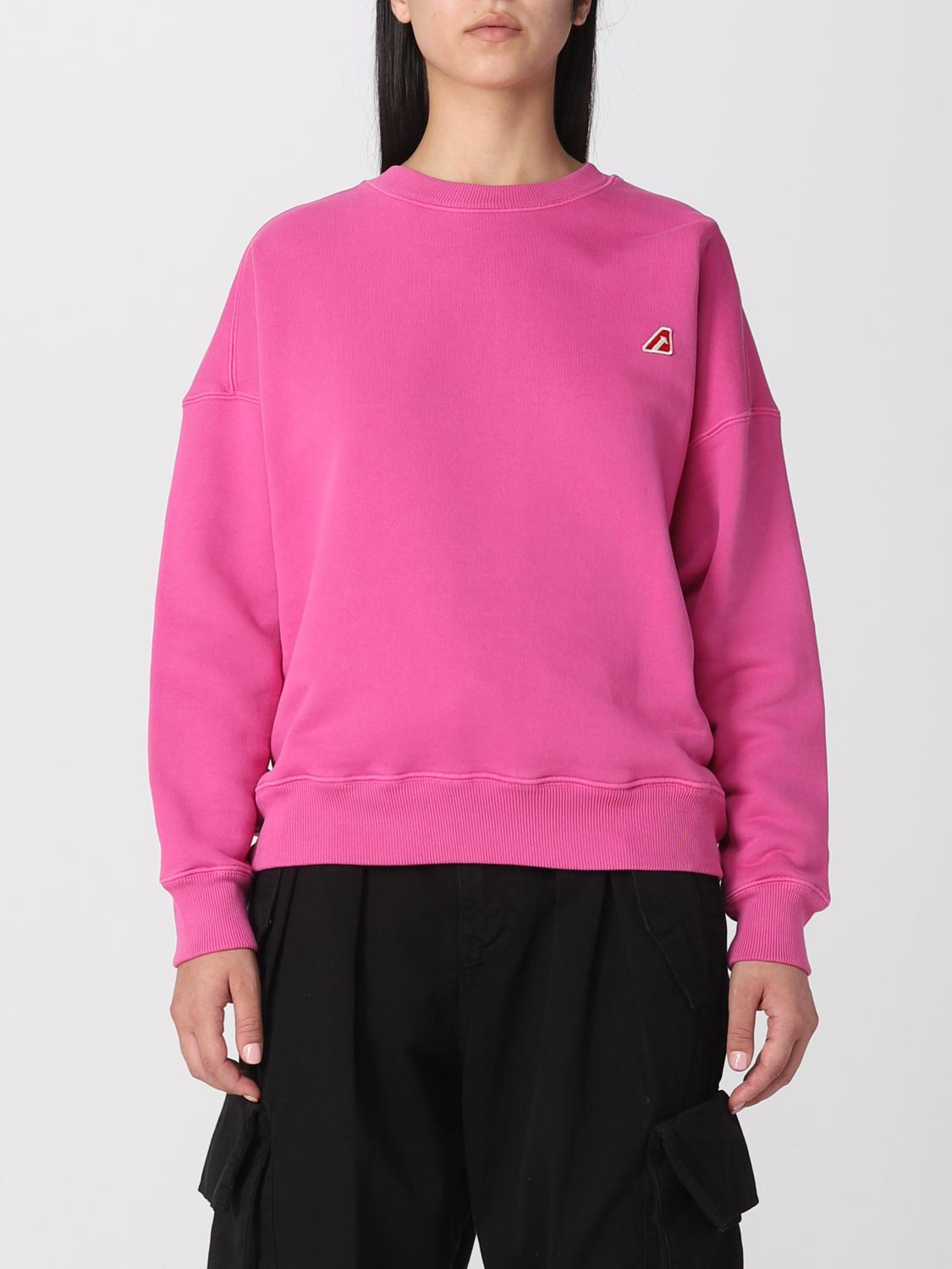 AUTRY FELPA: Felpa Autry in cotone, Fuxia - Img 1
