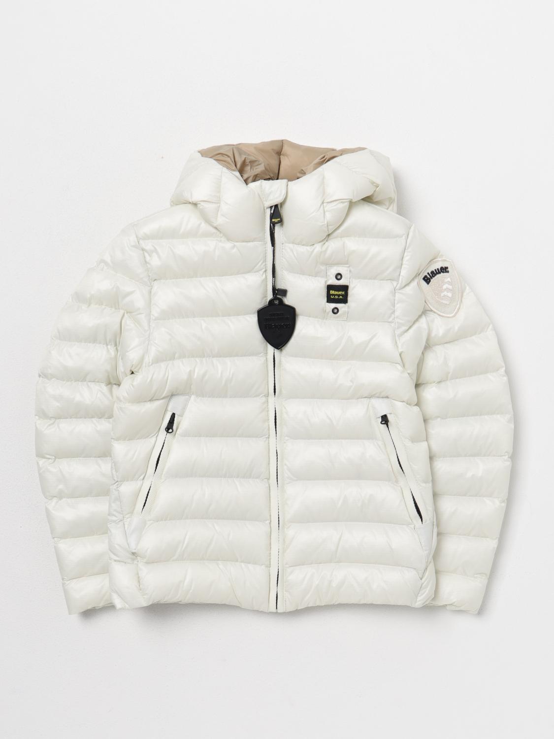 BLAUER JACKET: Jacket kids Blauer, White - Img 1