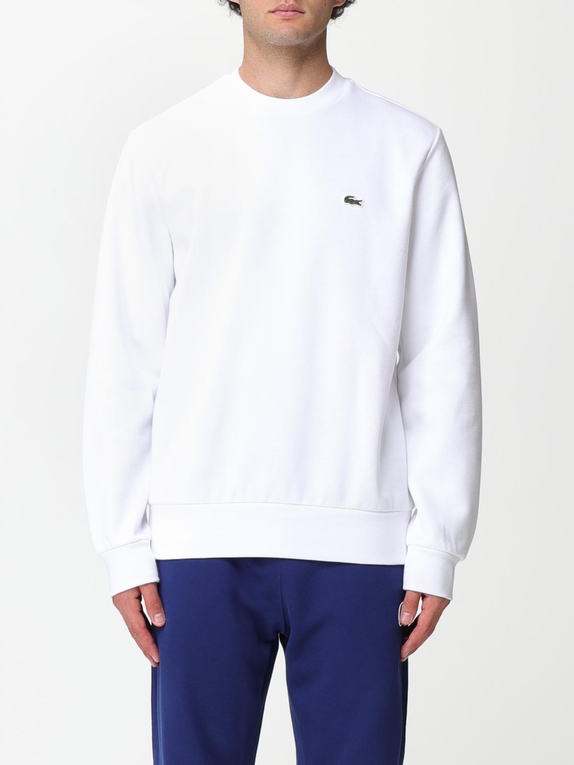 Lacoste Sweatshirt men - White | SH9608 | GIGLIO.COM