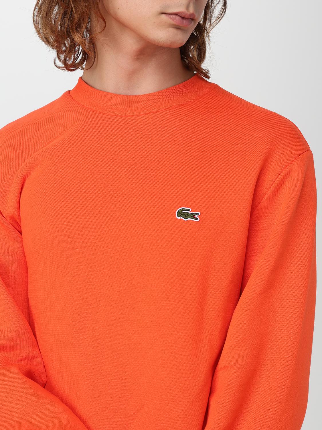 LACOSTE SWEATSHIRT: Sweatshirt herren Lacoste, Orange - Img 4