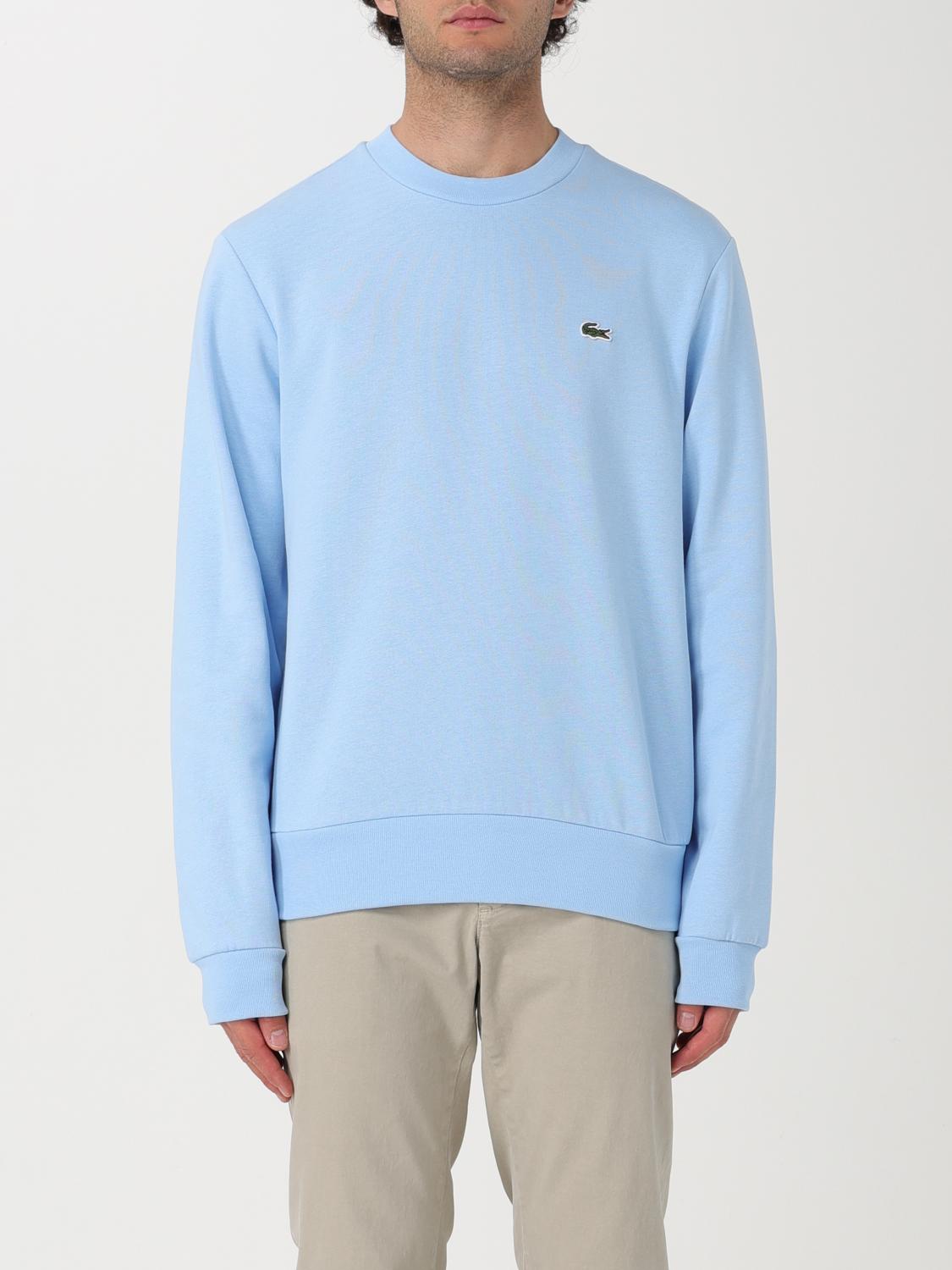 LACOSTE SWEATSHIRT: Sweatshirt men Lacoste, Sky Blue - Img 1