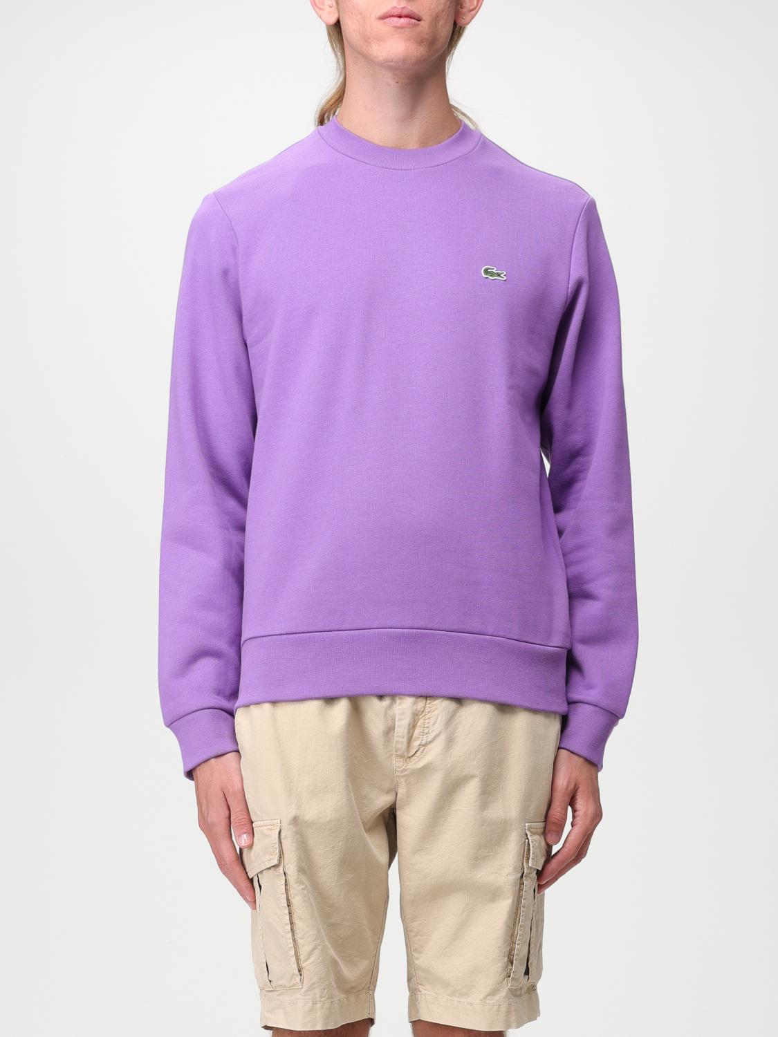LACOSTE SWEATSHIRT: Sweatshirt herren Lacoste, Violett - Img 1