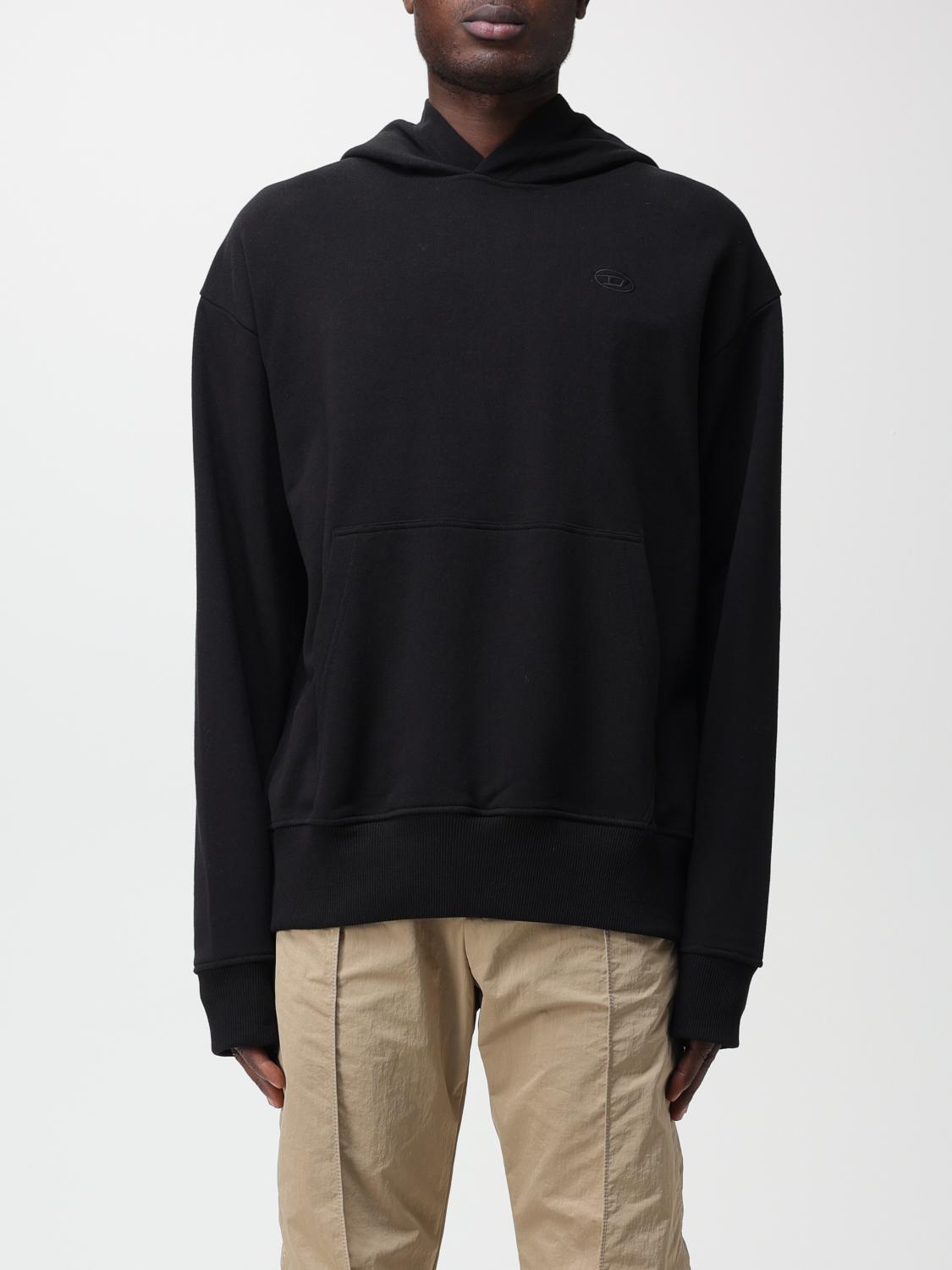 DIESEL SWEATSHIRT: Diesel cotton sweatshirt, Black - Img 1