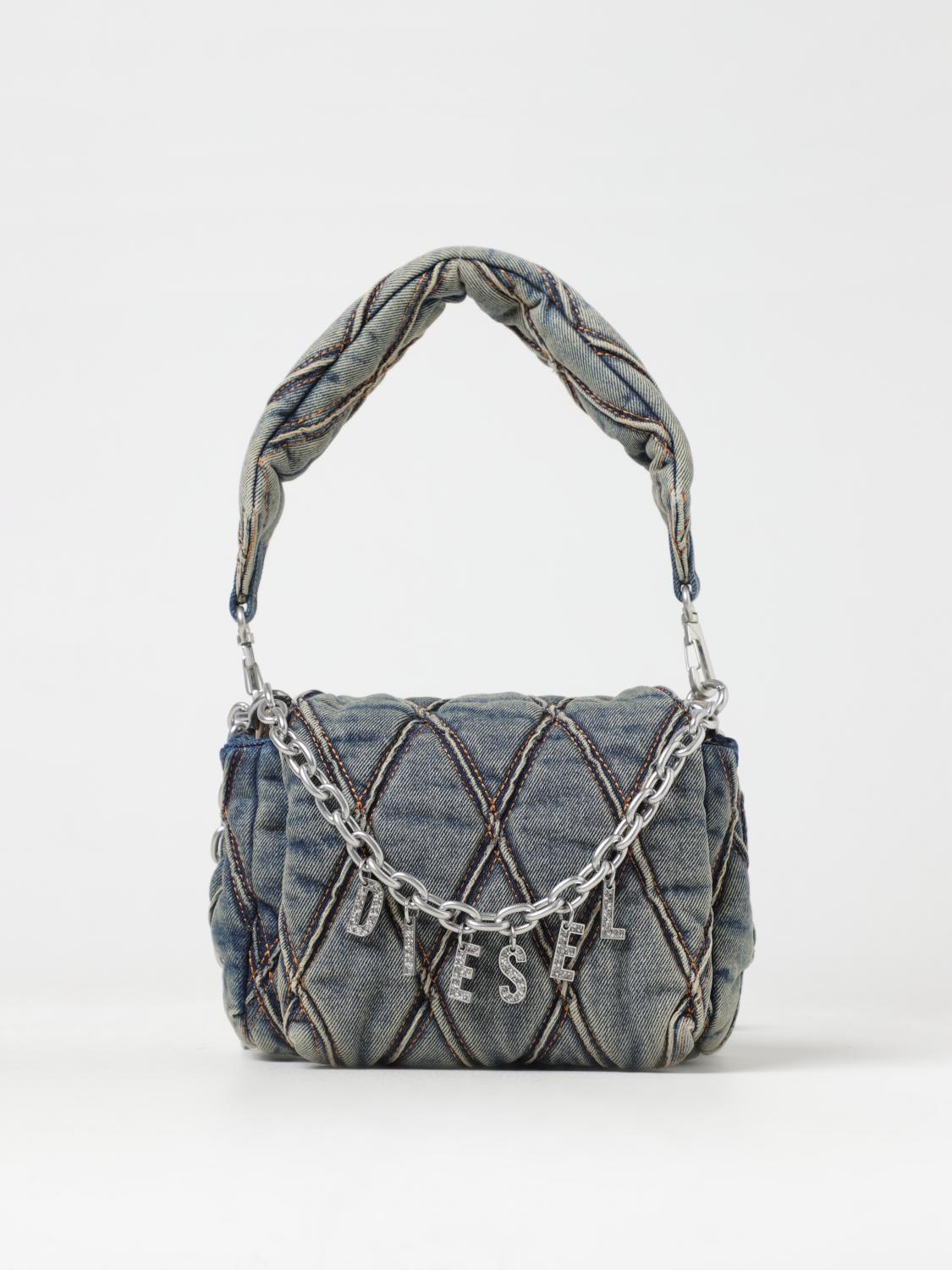 Diesel Charm D bag in quilted cotton denim - Denim | X09597P5570 ...