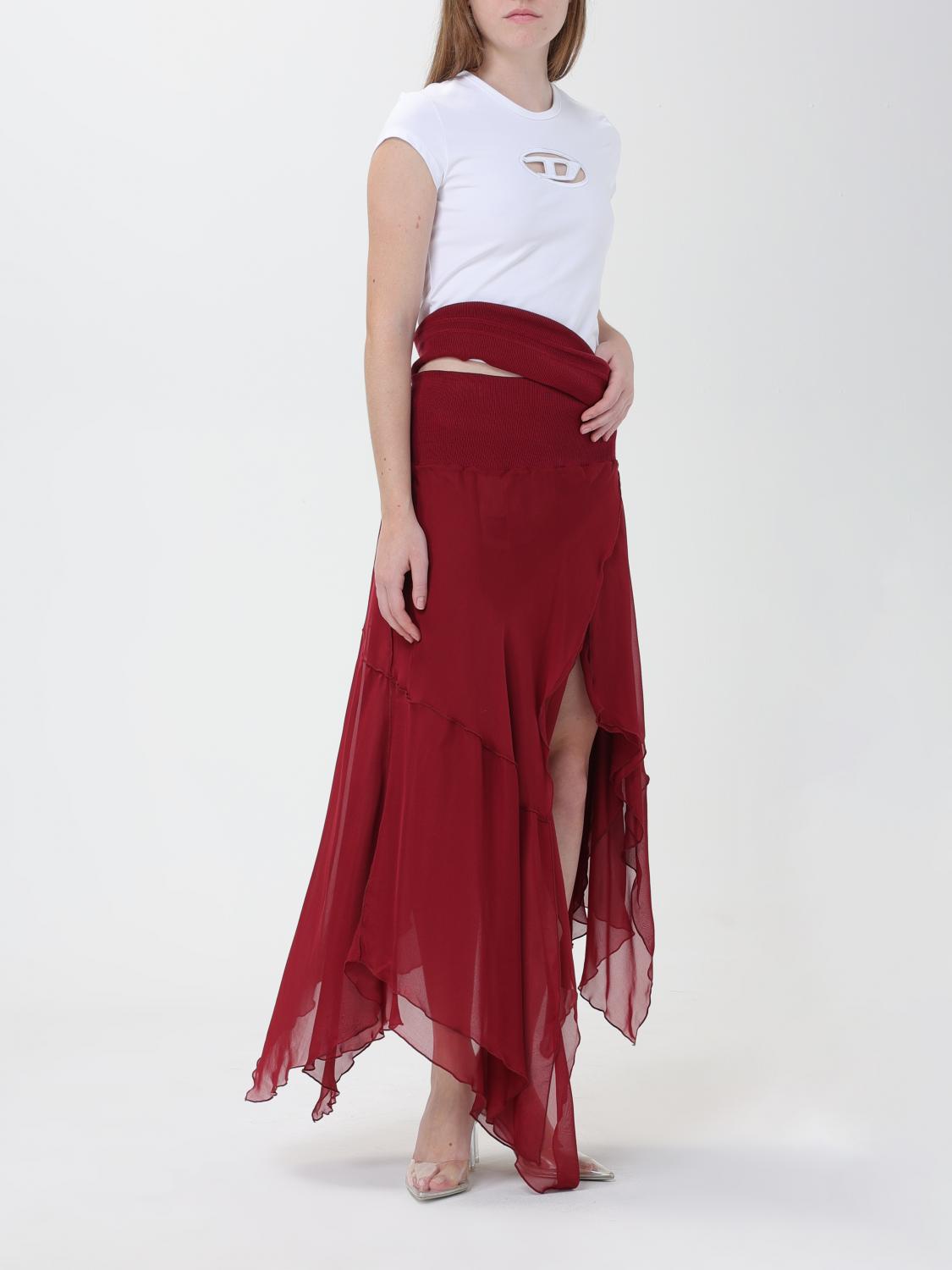 DIESEL CAMISETA: Camiseta mujer Diesel, Blanco - Img 2